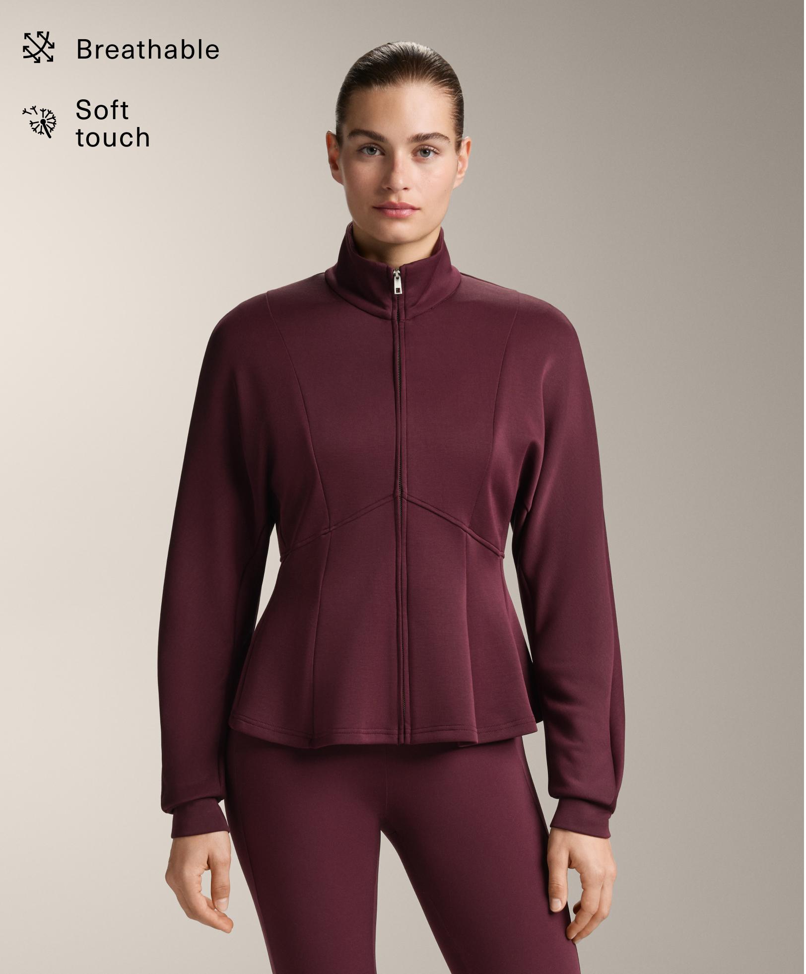 Soft-touch modal jacket with fitted waist Soft-touch modal jacket with fitted waist