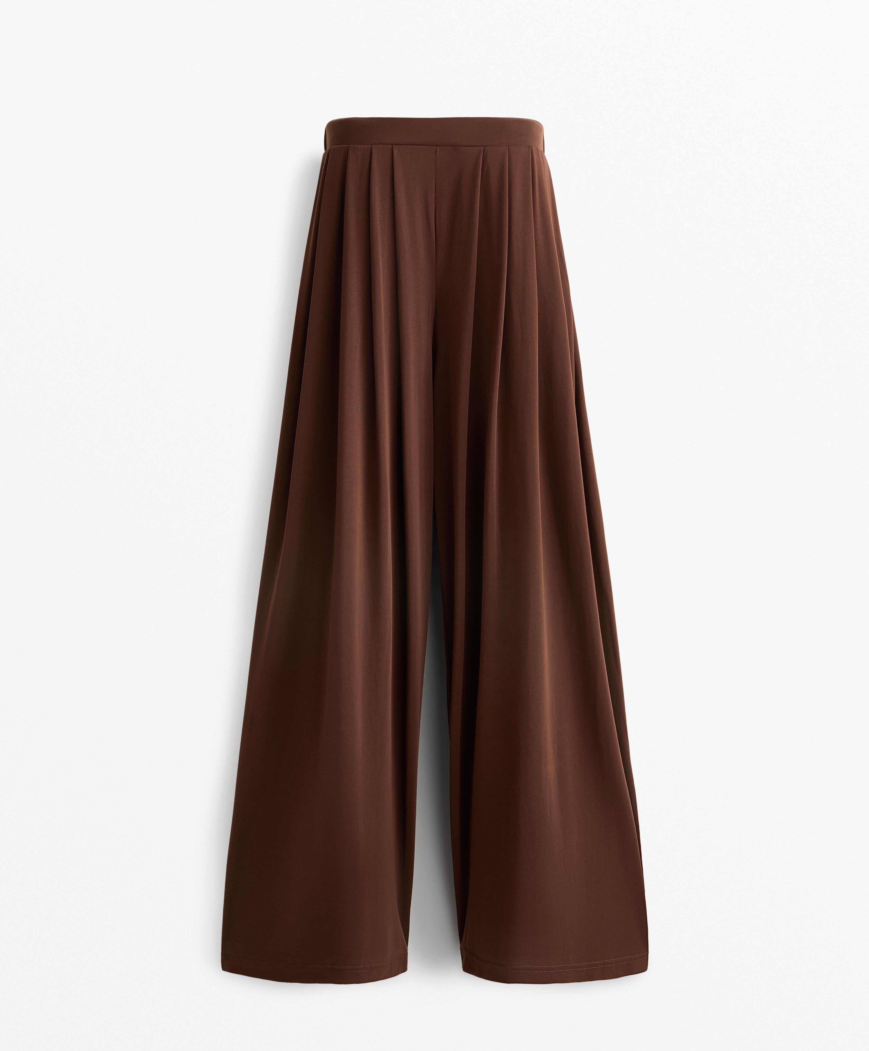 Extra wide modal blend trousers