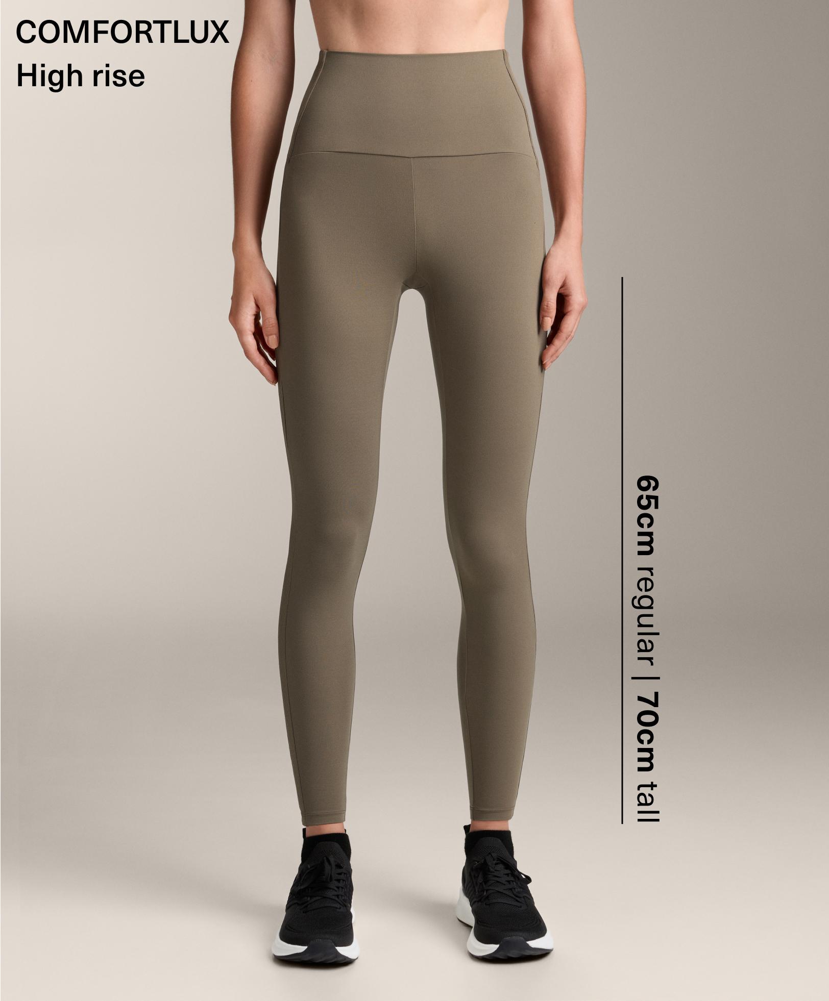 Leggings alla caviglia a vita alta Comfortlux a costine Leggings alla caviglia a vita alta Comfortlux a costine