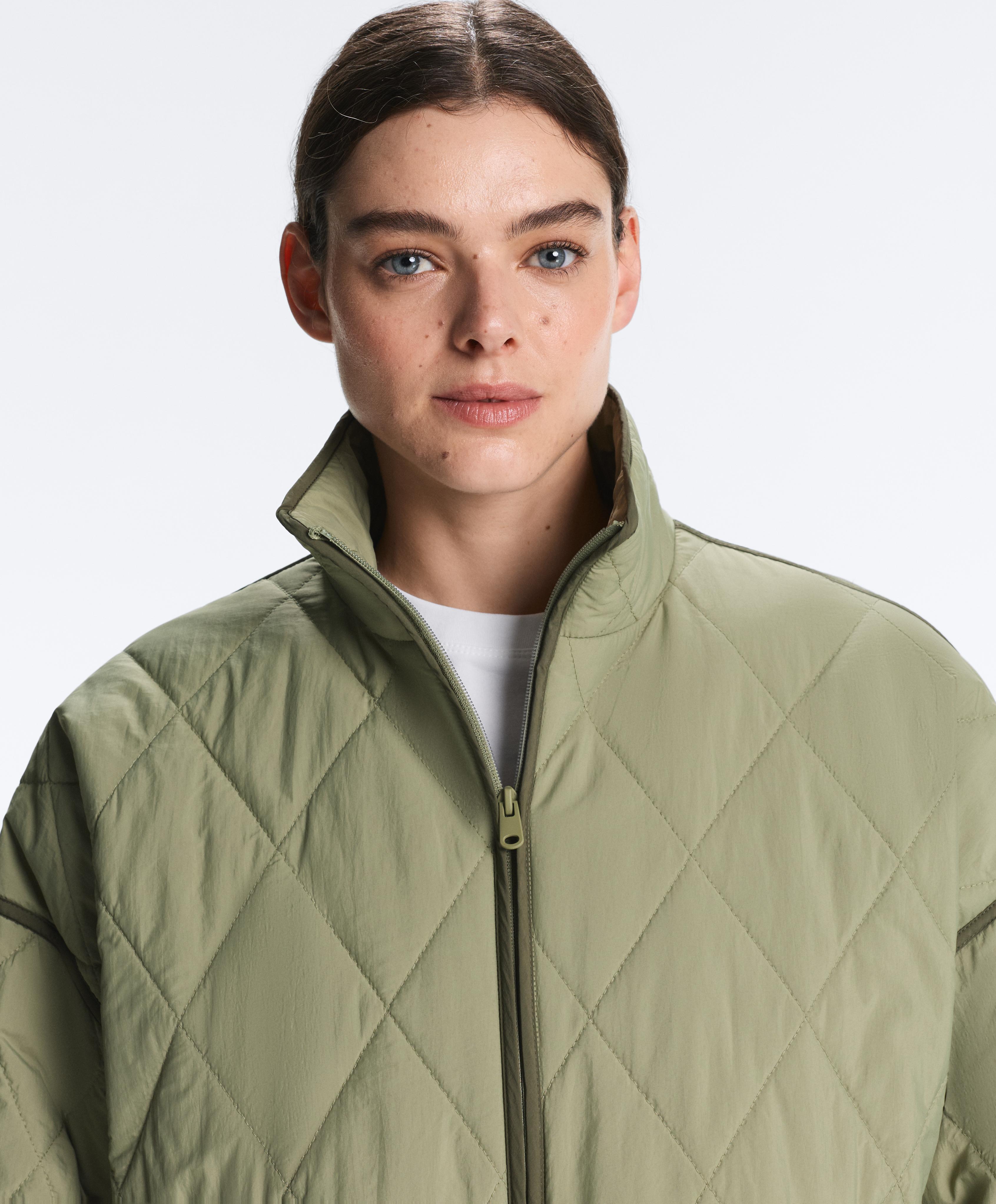 Water-repellent FELLEX® AEROGEL padded jacket — WASHED APPLE GREEN