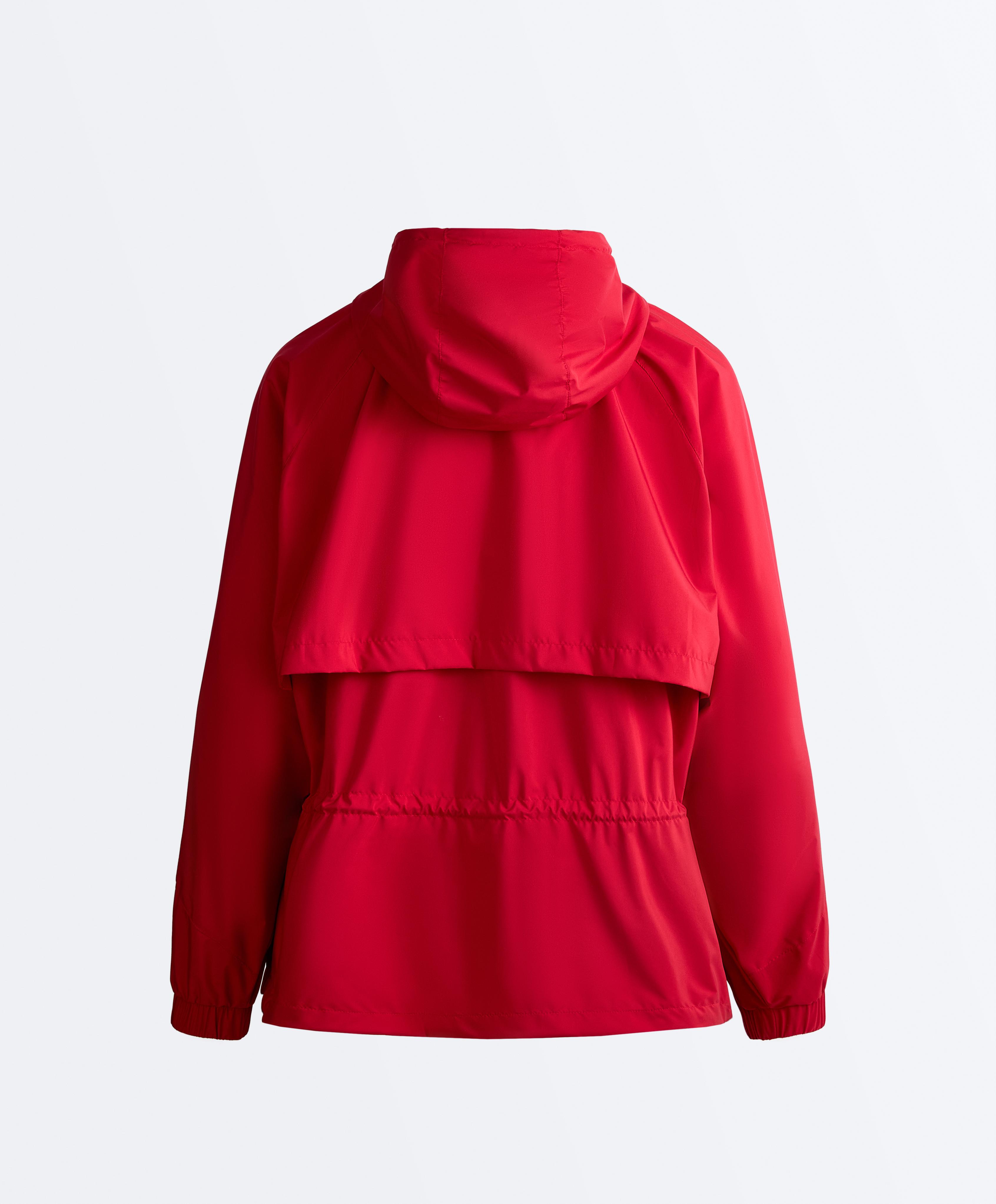 Water-repellent jacket — BRIGHT RED