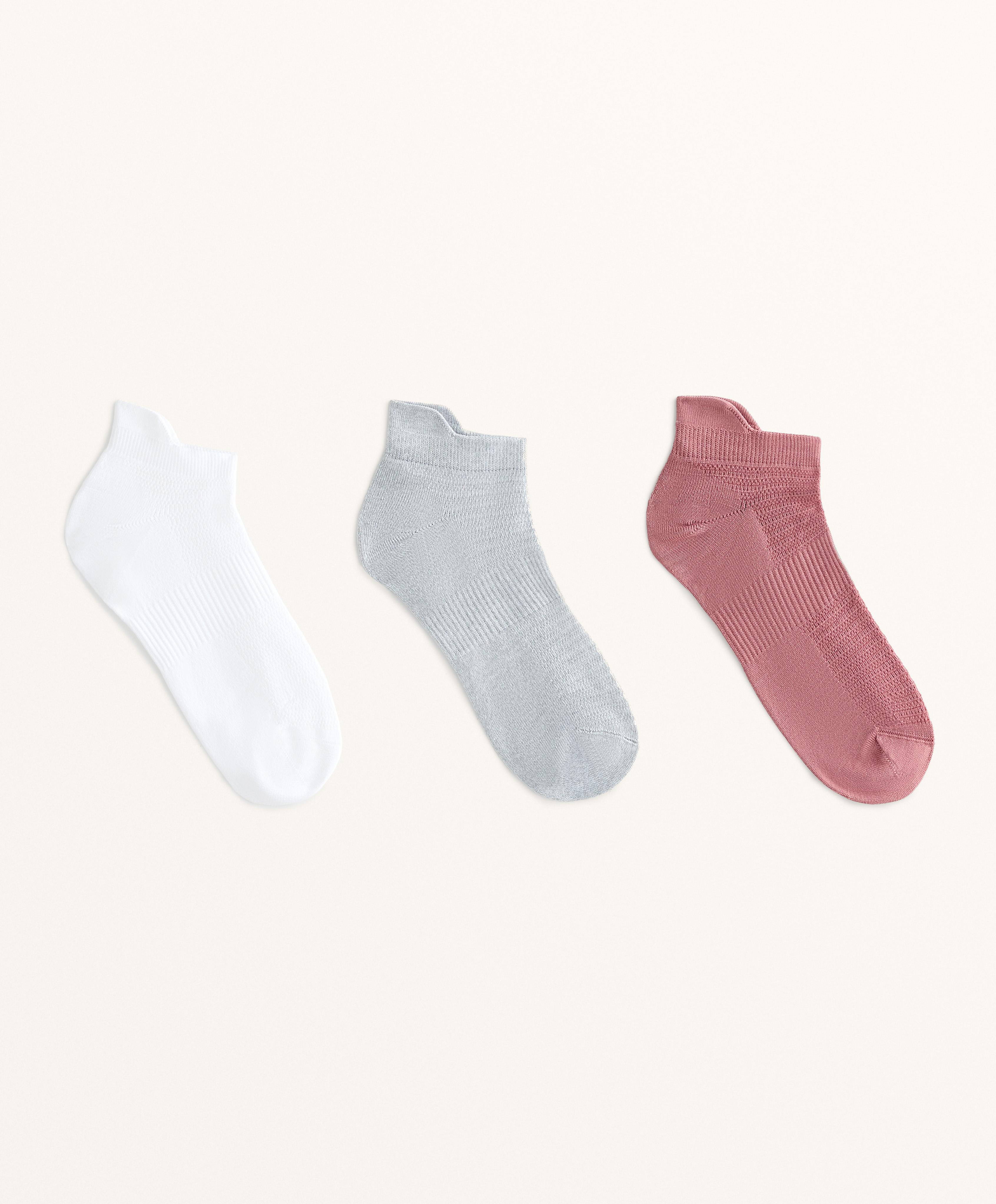 3 pares de calcetines sneaker lengüeta mezcla poliamida 3 pares de calcetines sneaker lengüeta mezcla poliamida