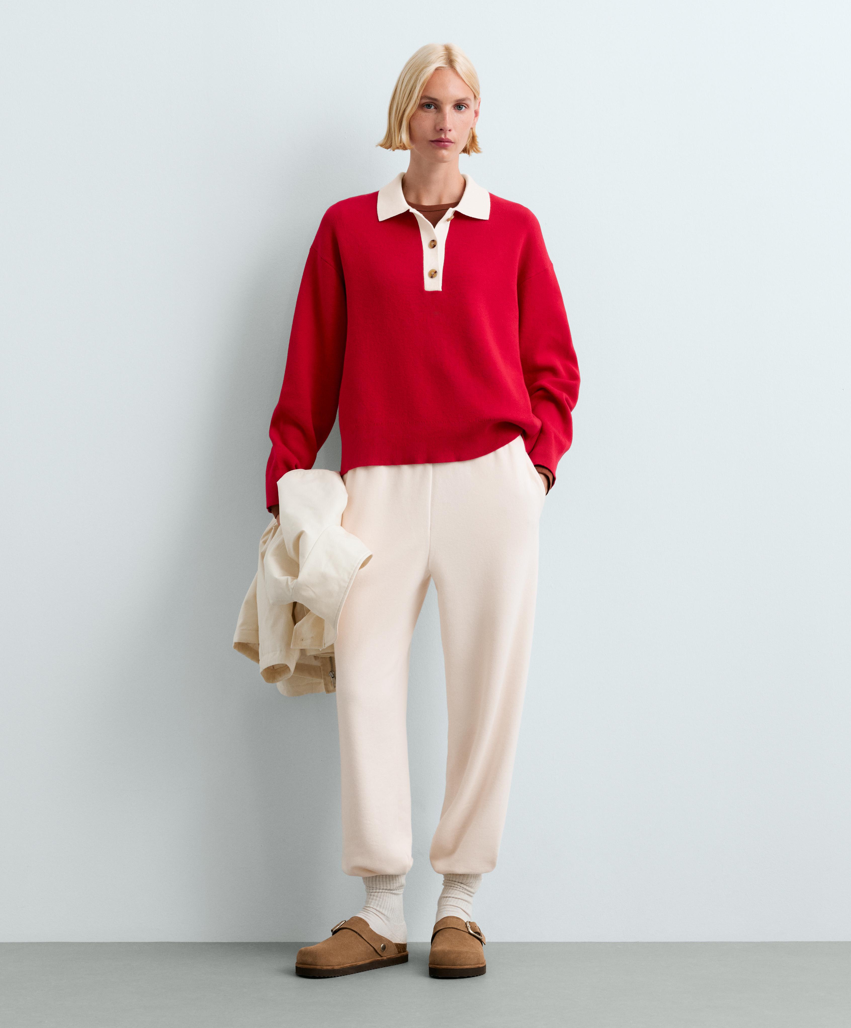 Split-leather buckled mules