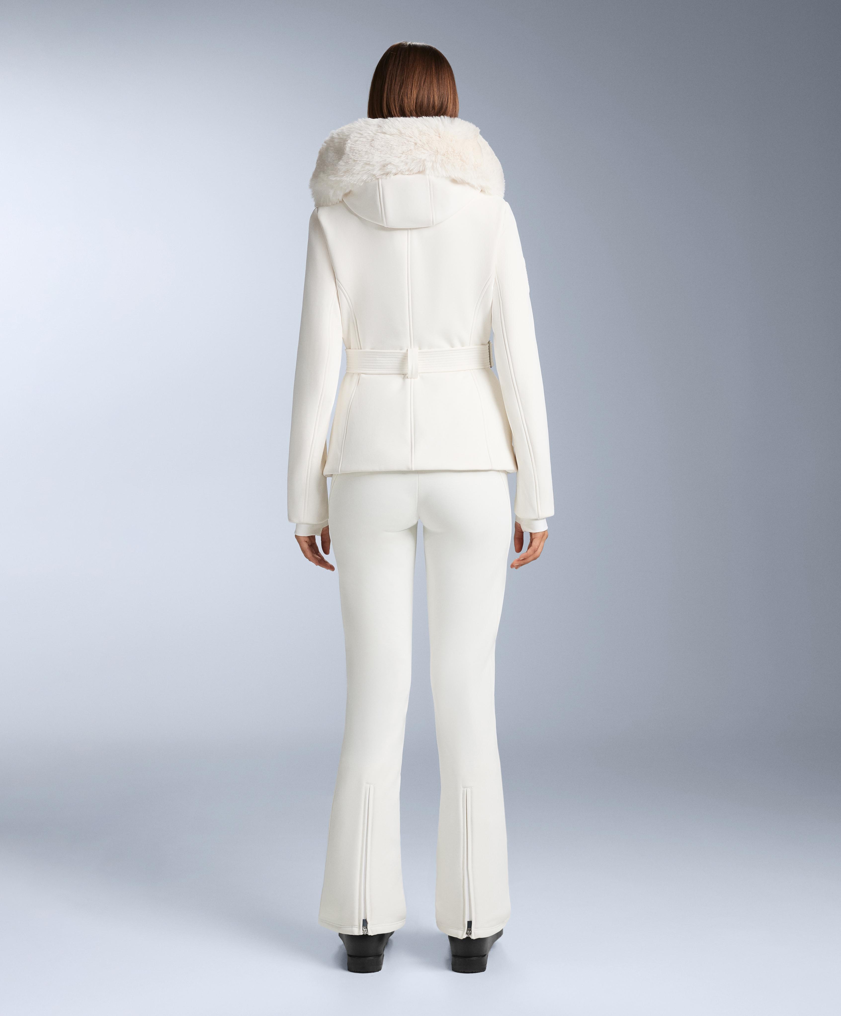 Primaloft® SKI water-resistant super-fitted jacket — WHITE