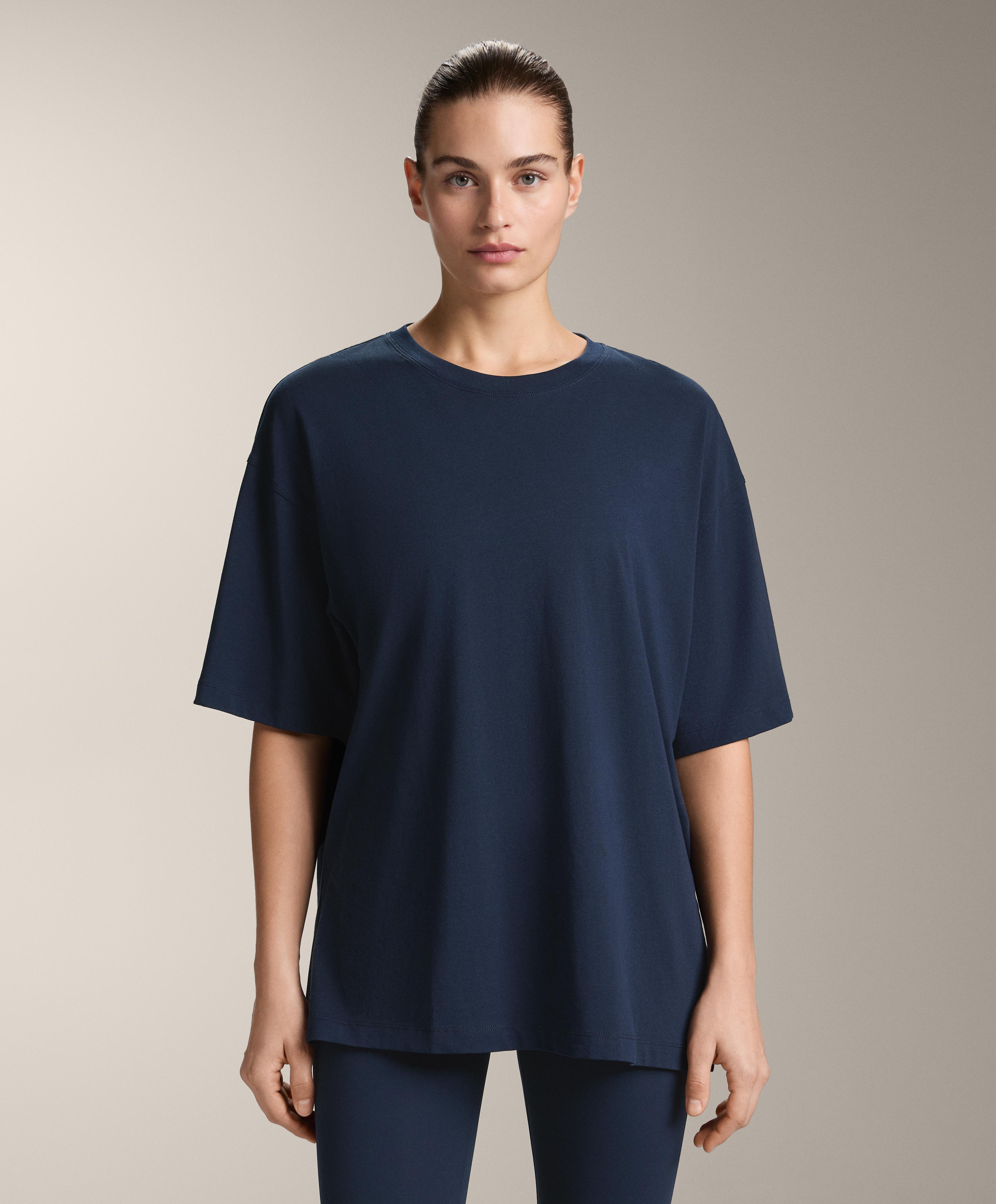 T-shirt à manches courtes en coton mélangé