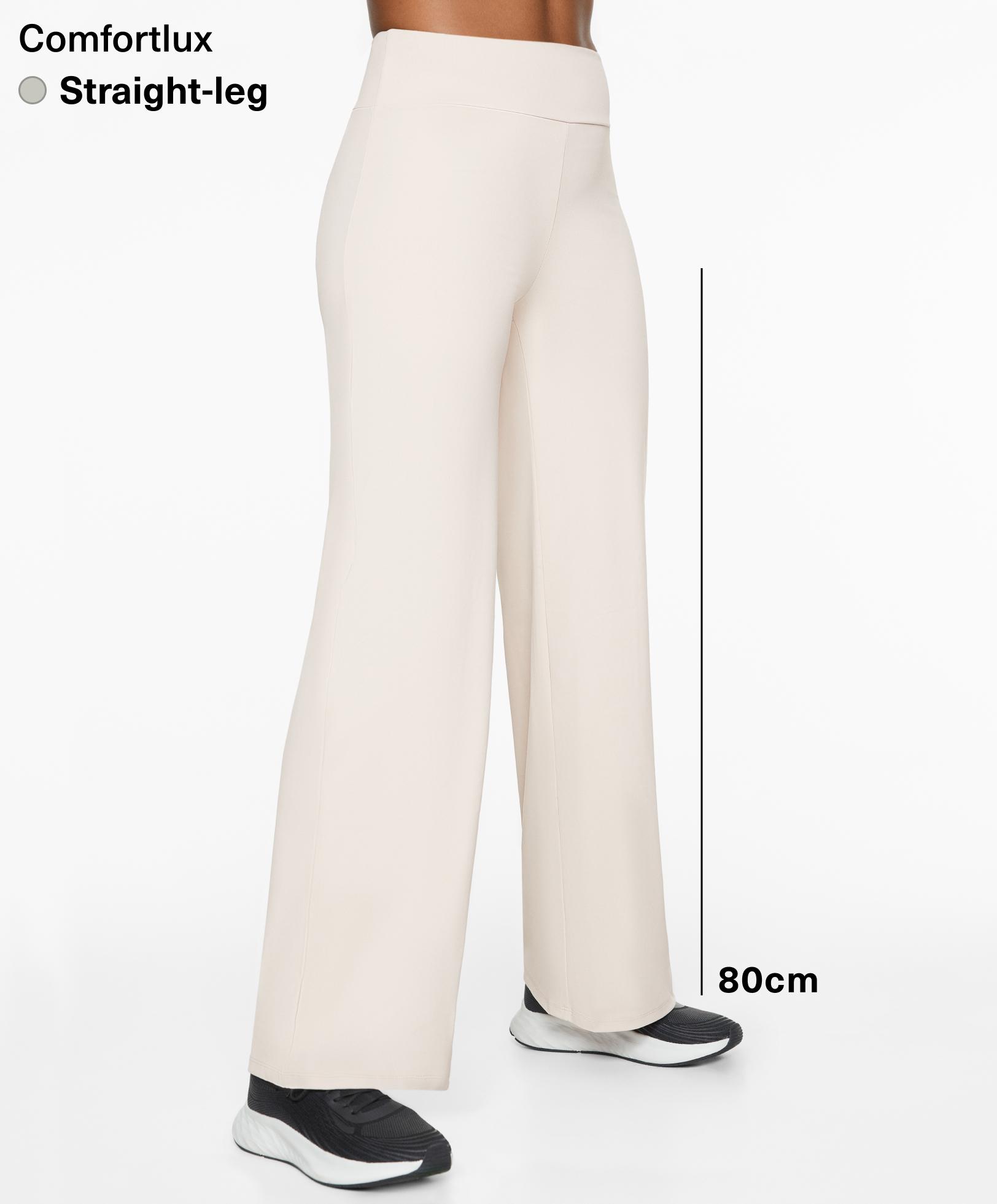 High-rise comfortlux straight-leg trousers - Sale