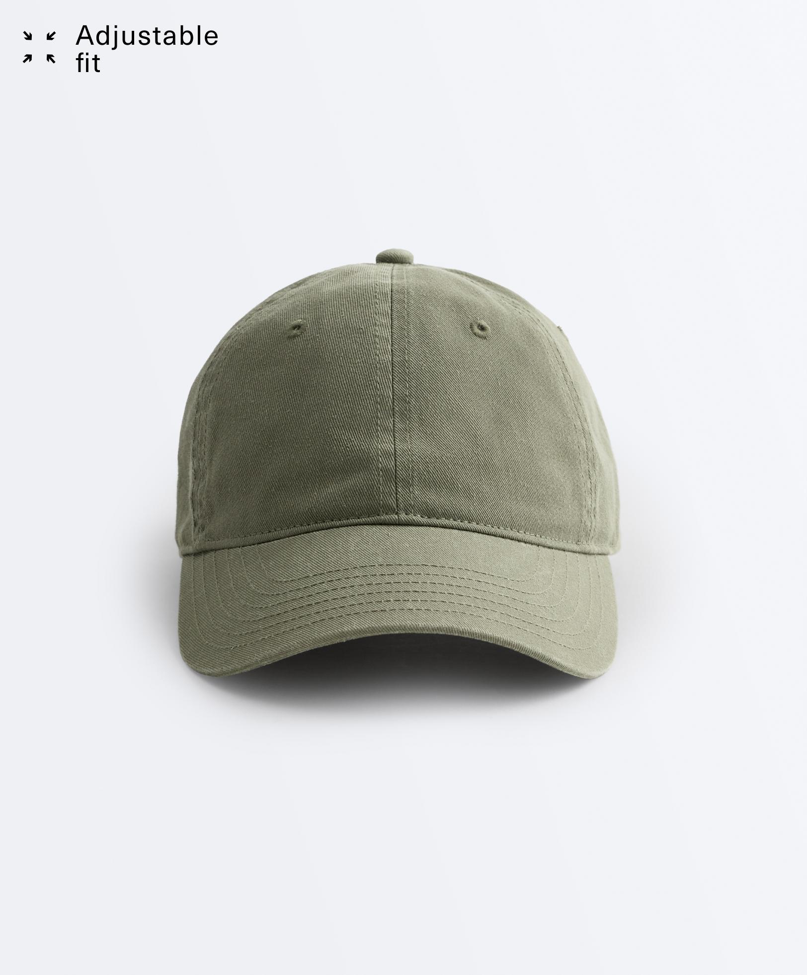 Washed-effect 100% cotton cap Washed-effect 100% cotton cap