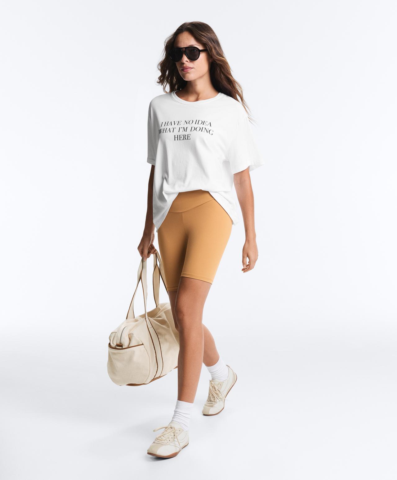 Leggings biker high rise comfortlux 20 cm — MUSTARD