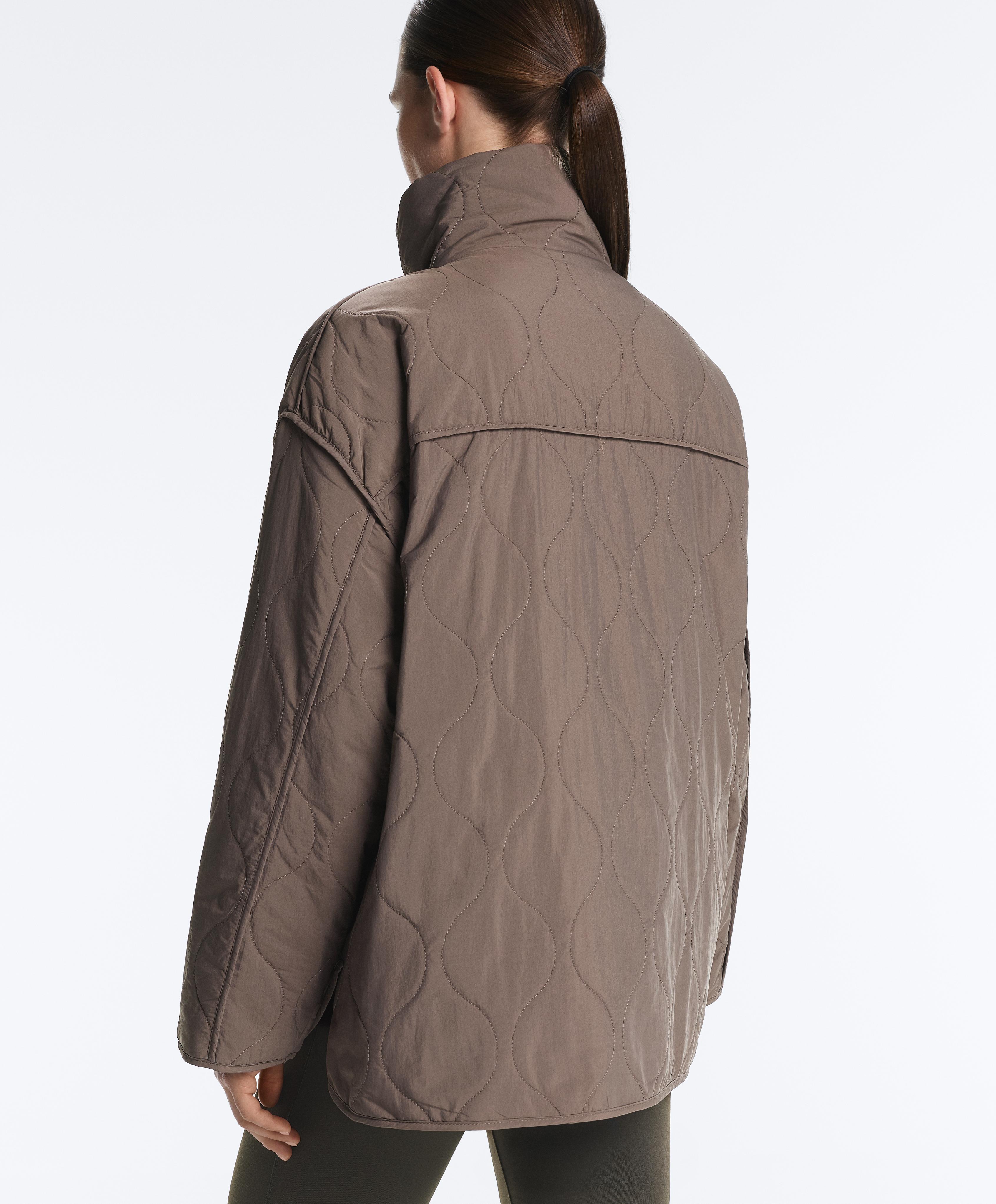 Water-repellent FELLEX® AEROGEL padded jacket — WASHED TAUPE-MAUVE