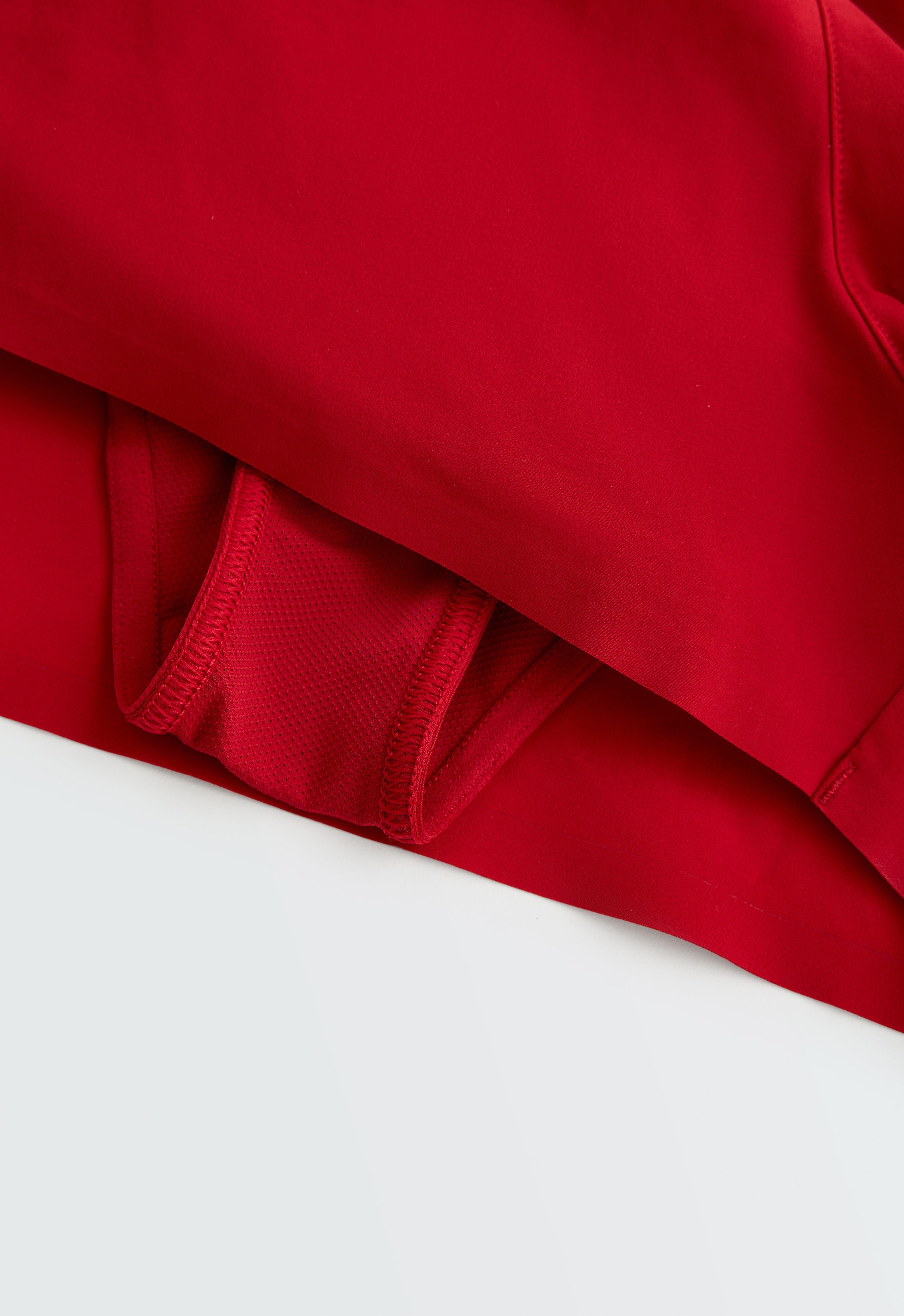 6cm low-rise technical shorts — STRONG RED