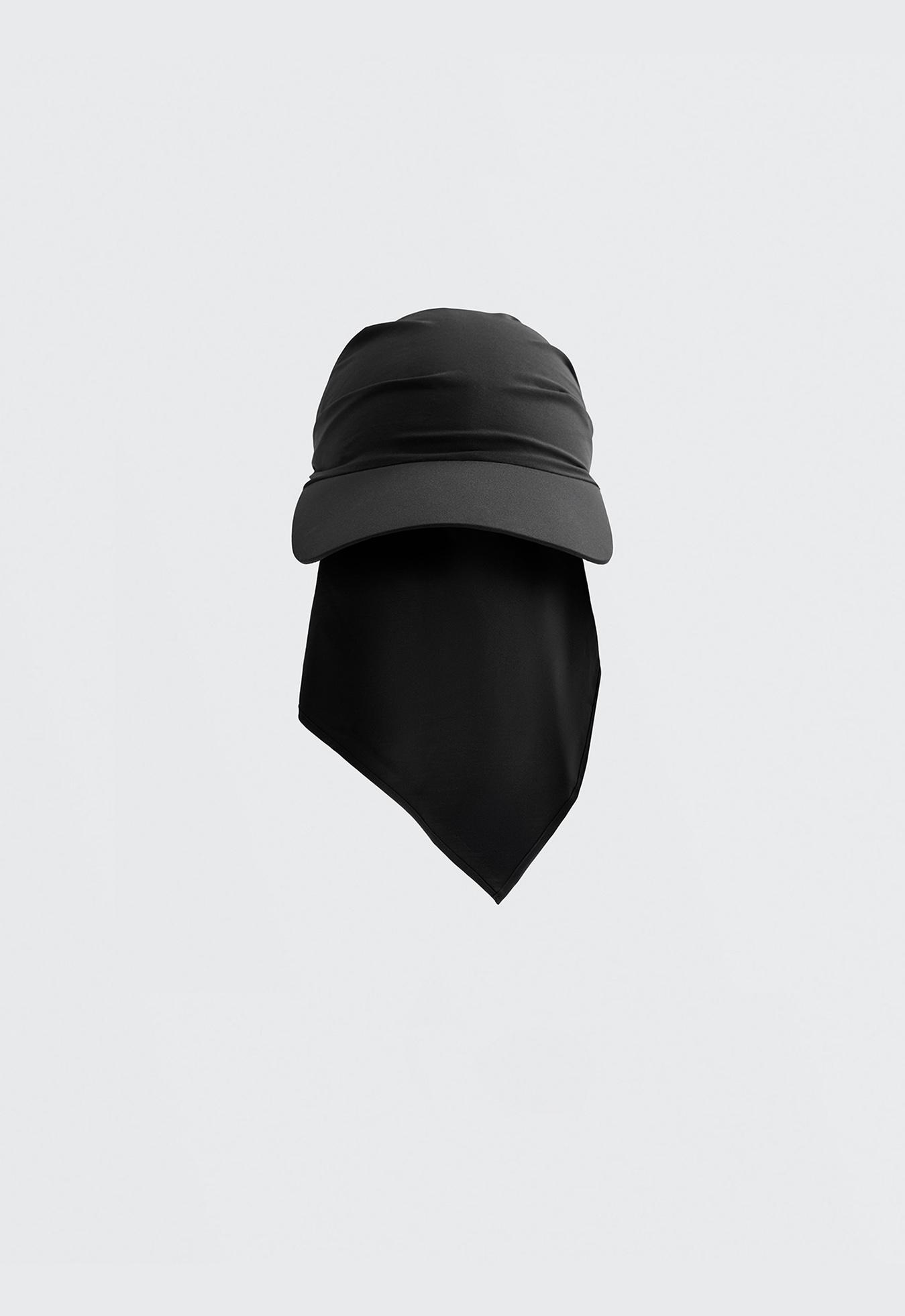 Lightweight knotted visor — BLACK