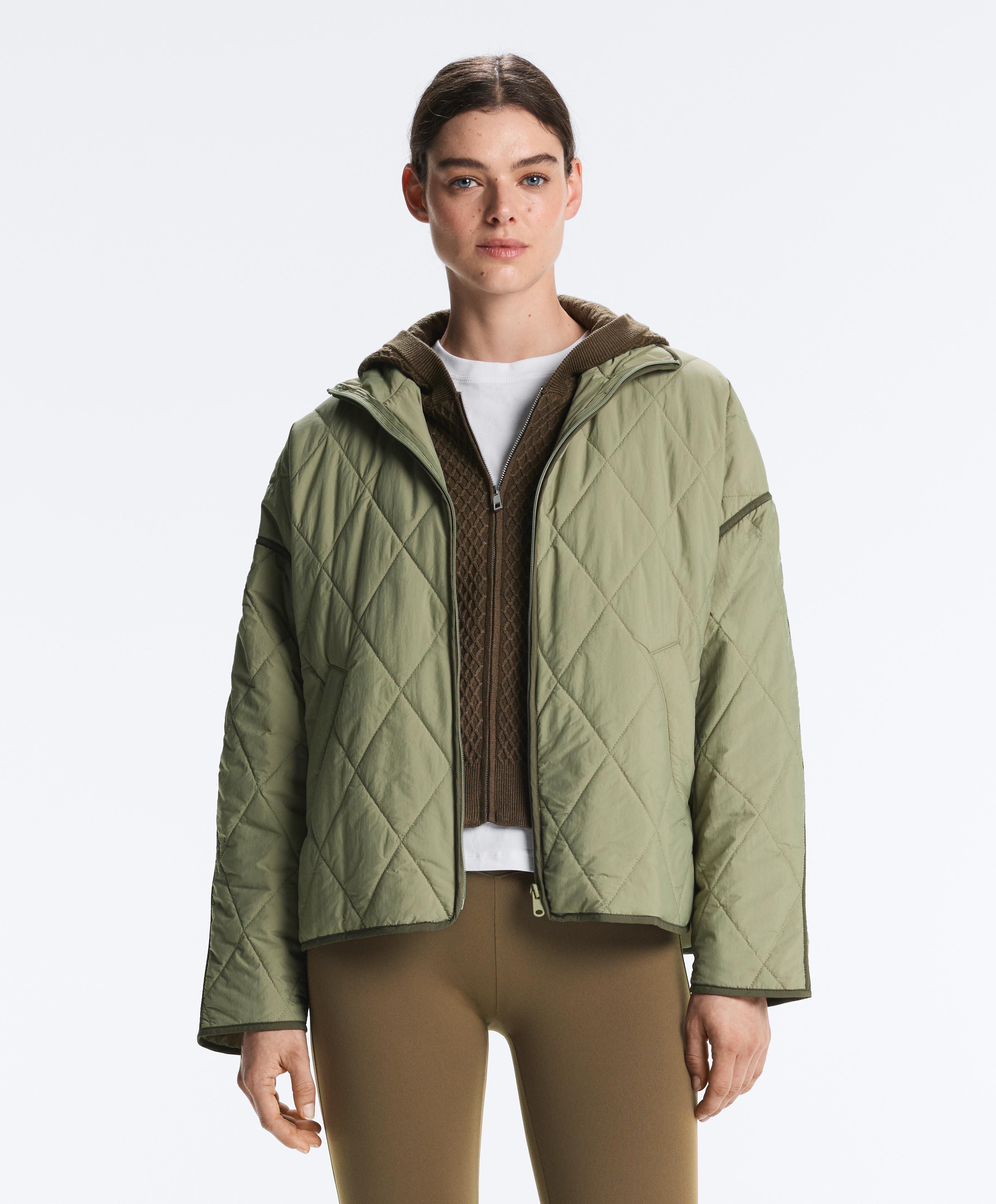 Water-repellent FELLEX® AEROGEL padded jacket — WASHED APPLE GREEN