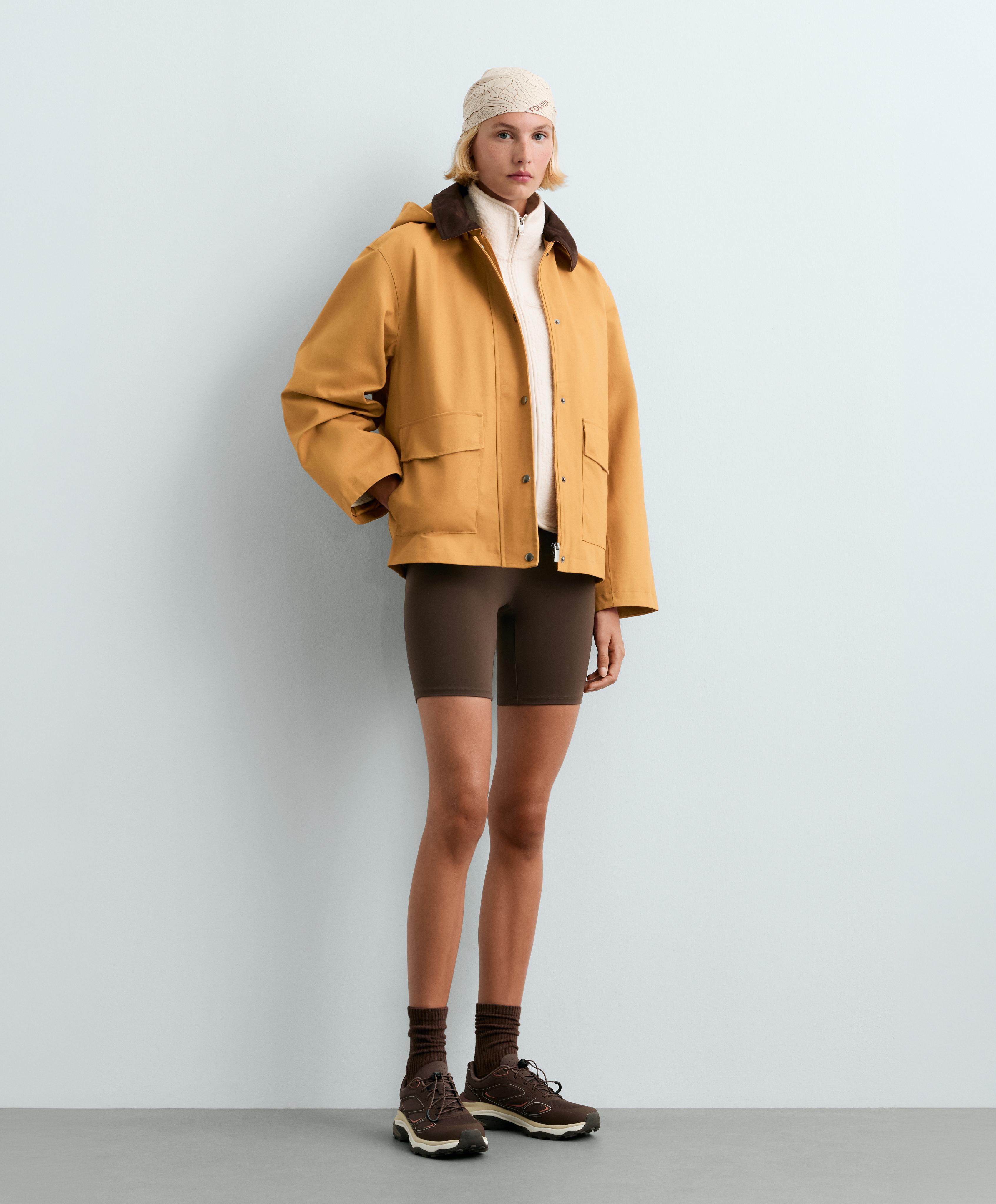 10k waterproof 100% cotton canvas jacket — MUSTARD