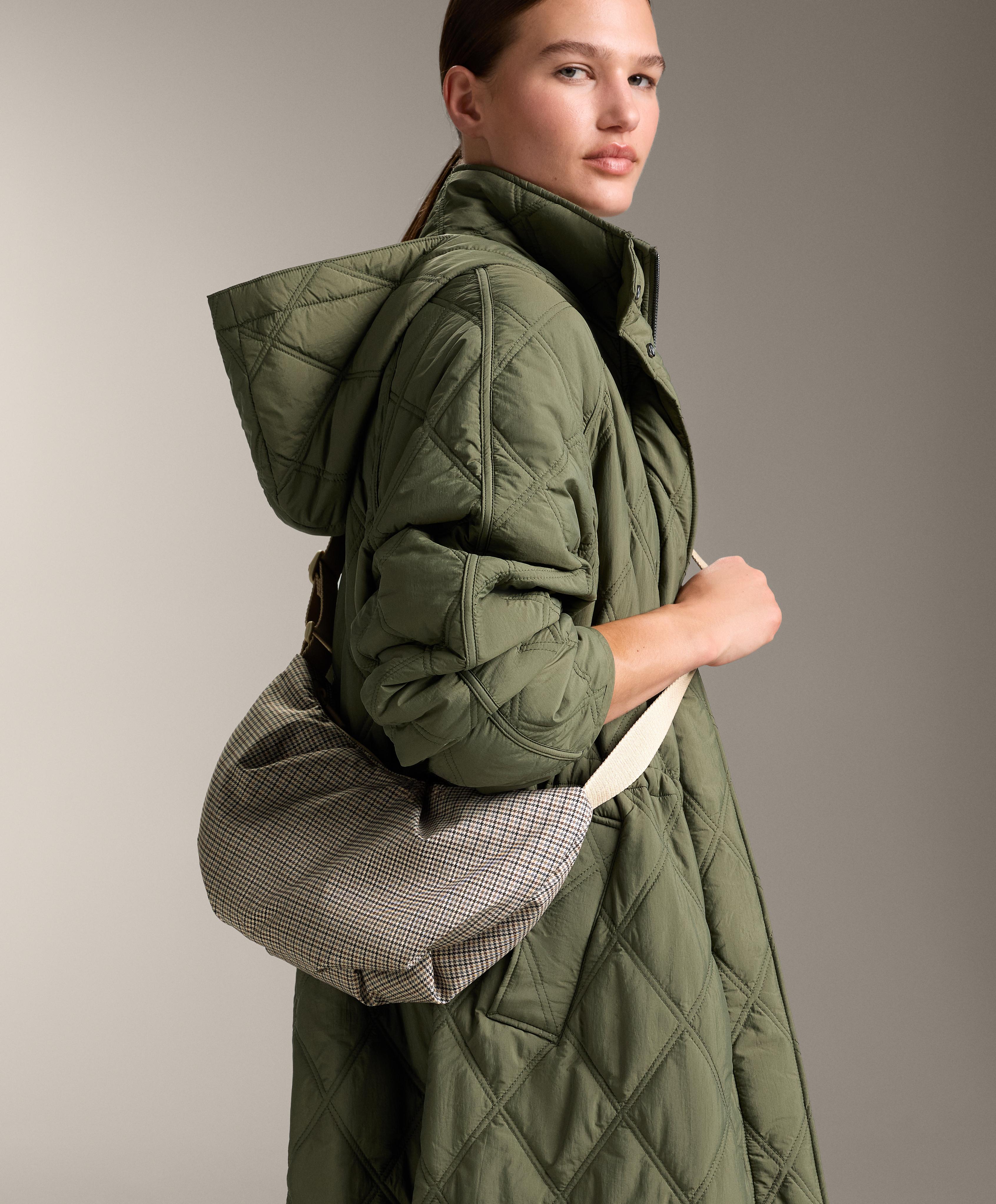 Quilted crossbody bag — PALE ECRU