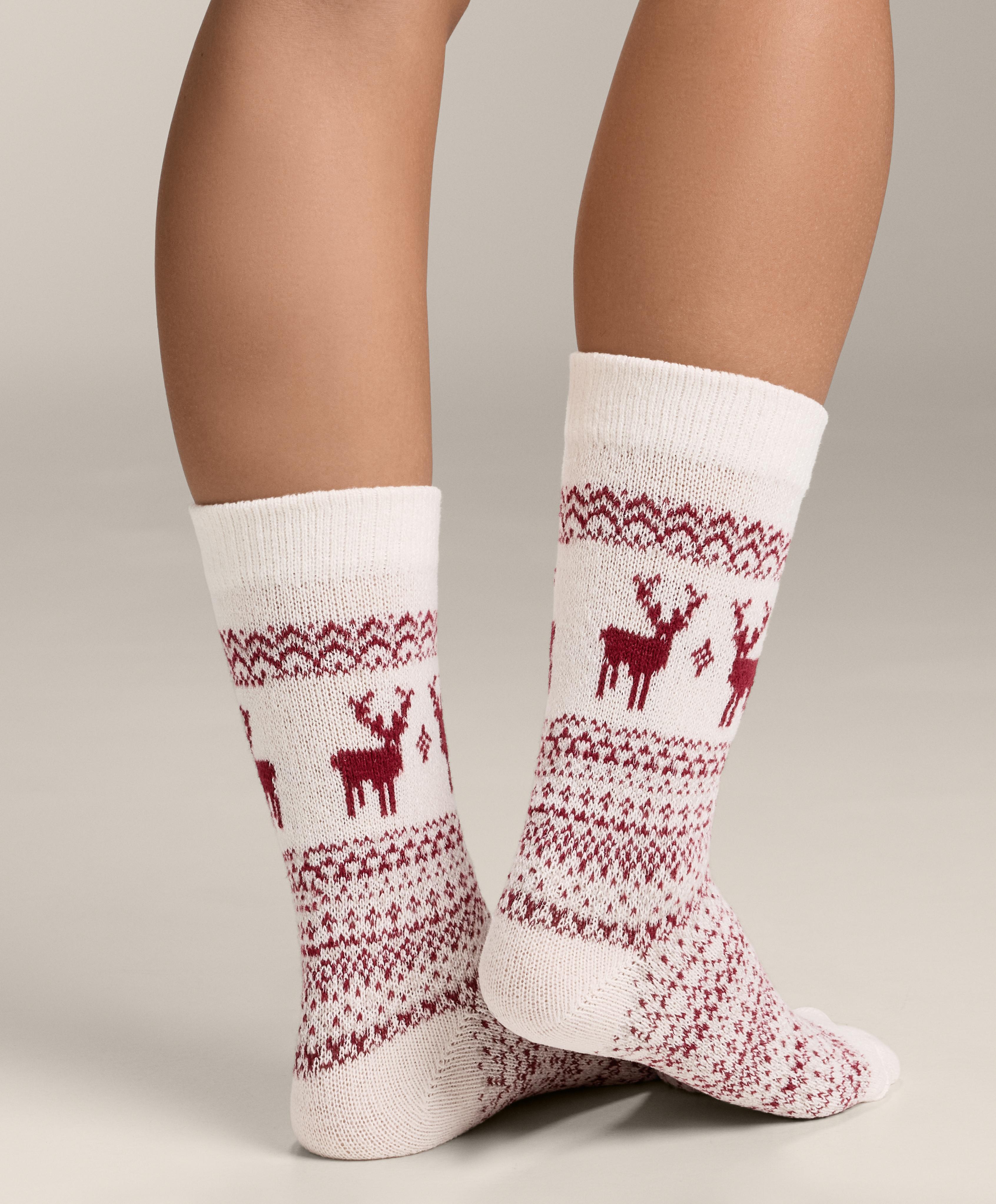 2 пары классических носков с жаккардовым узором - Распродажа