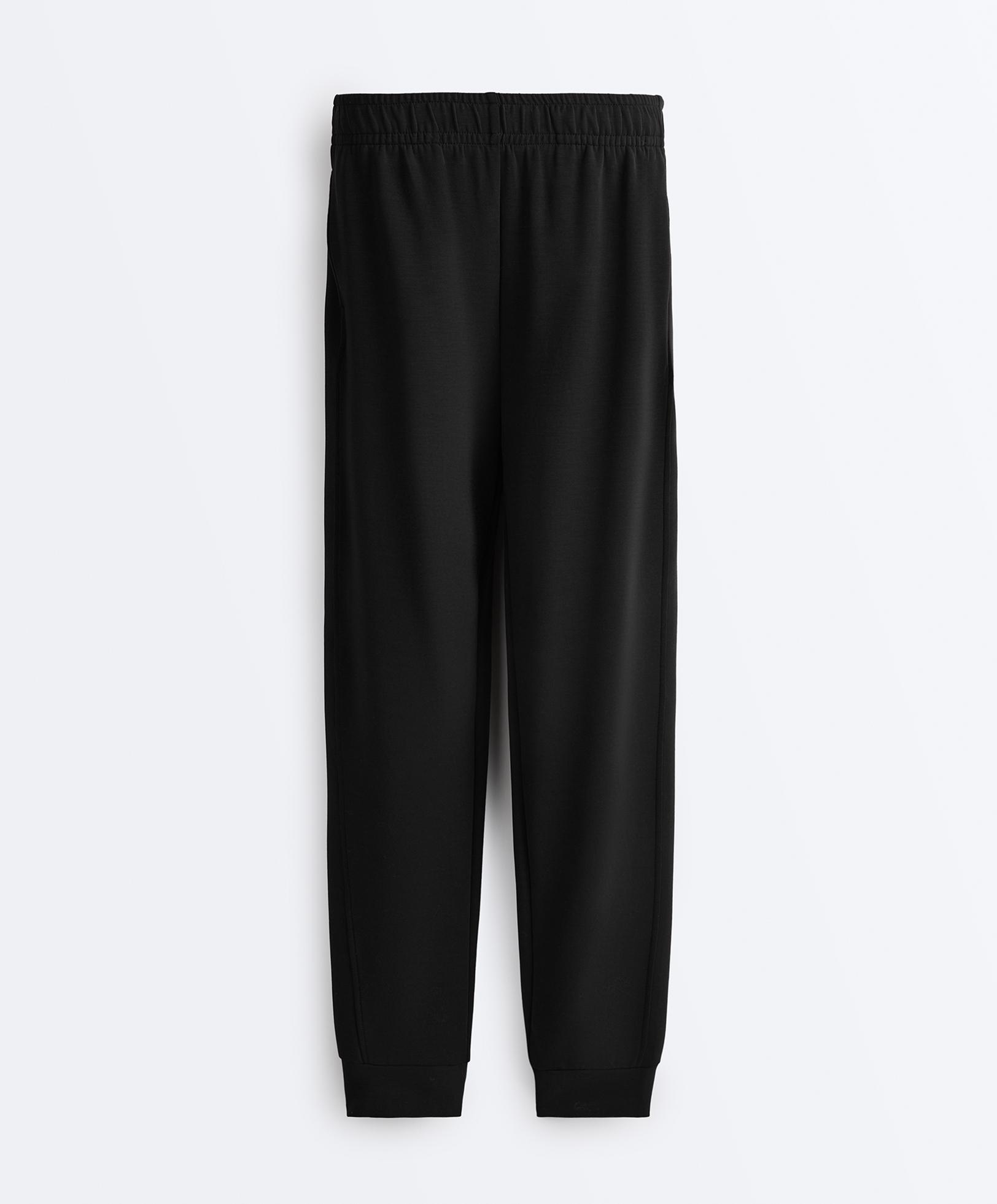 Joggers with modal — BLACK