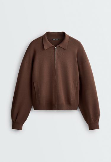 Knit polo jacket — COCOA 6