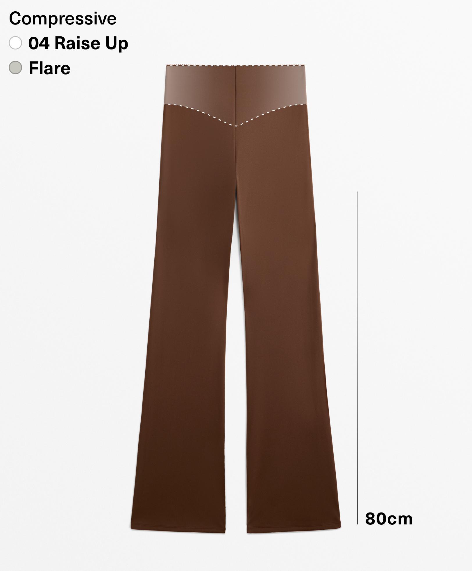 Pantalon flare high rise Compressive raise up Pantalon flare high rise Compressive raise up