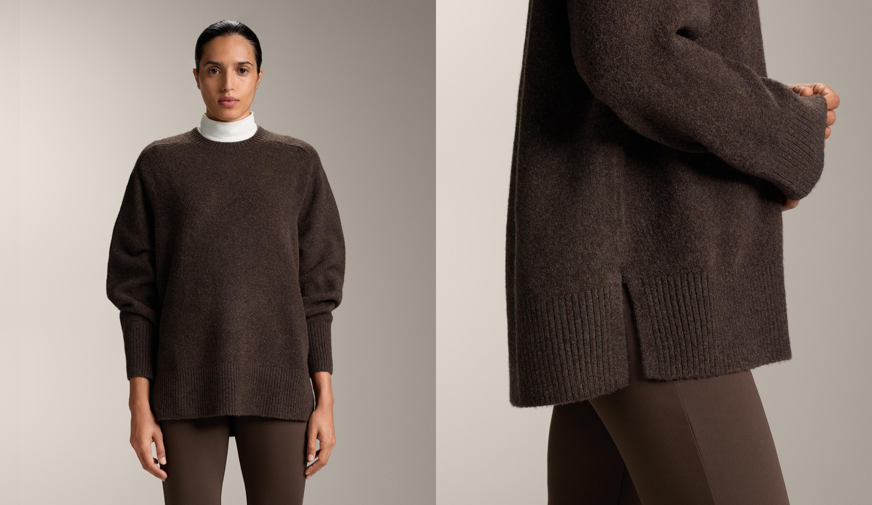 Soft knit crew neck jumper