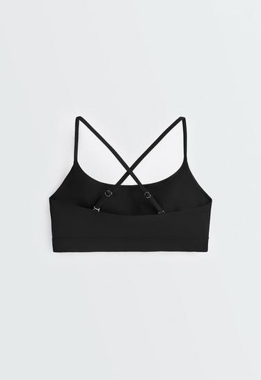 Low-support strap Comfortlux sports bra — BLACK 9