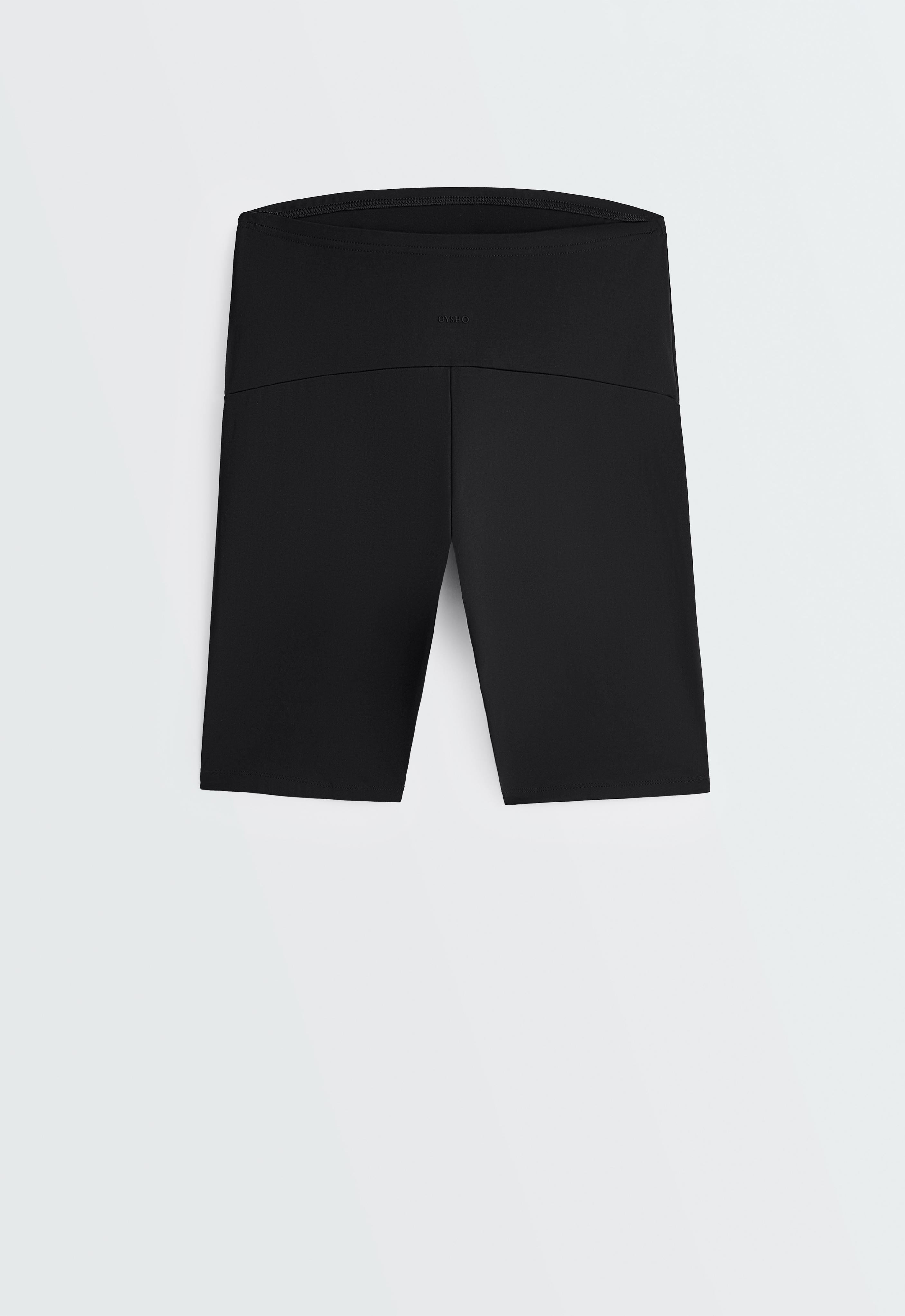 Maternity Comfortlux 20cm cycle leggings — BLACK