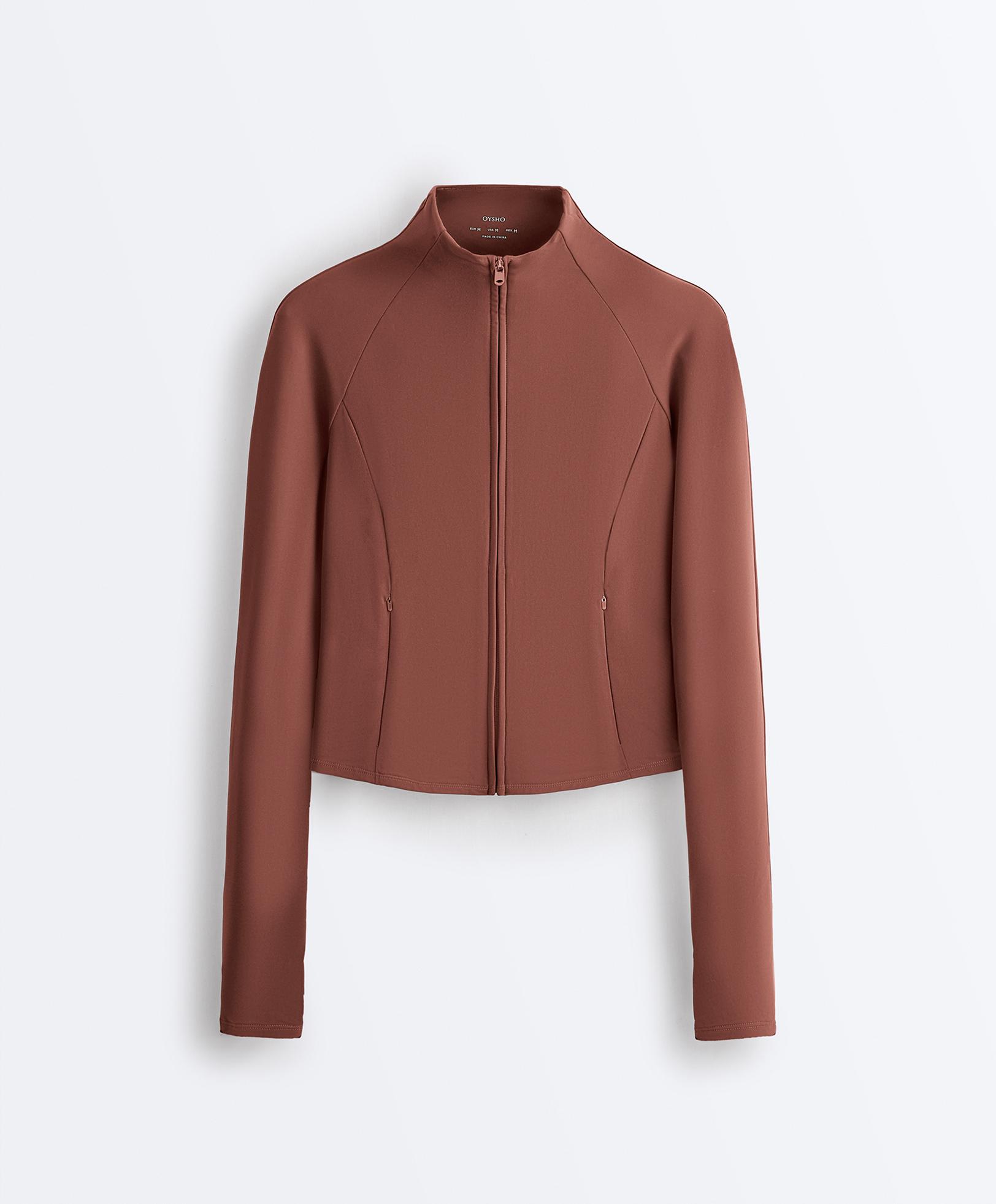 Light warm technical jacket — MAHOGANY