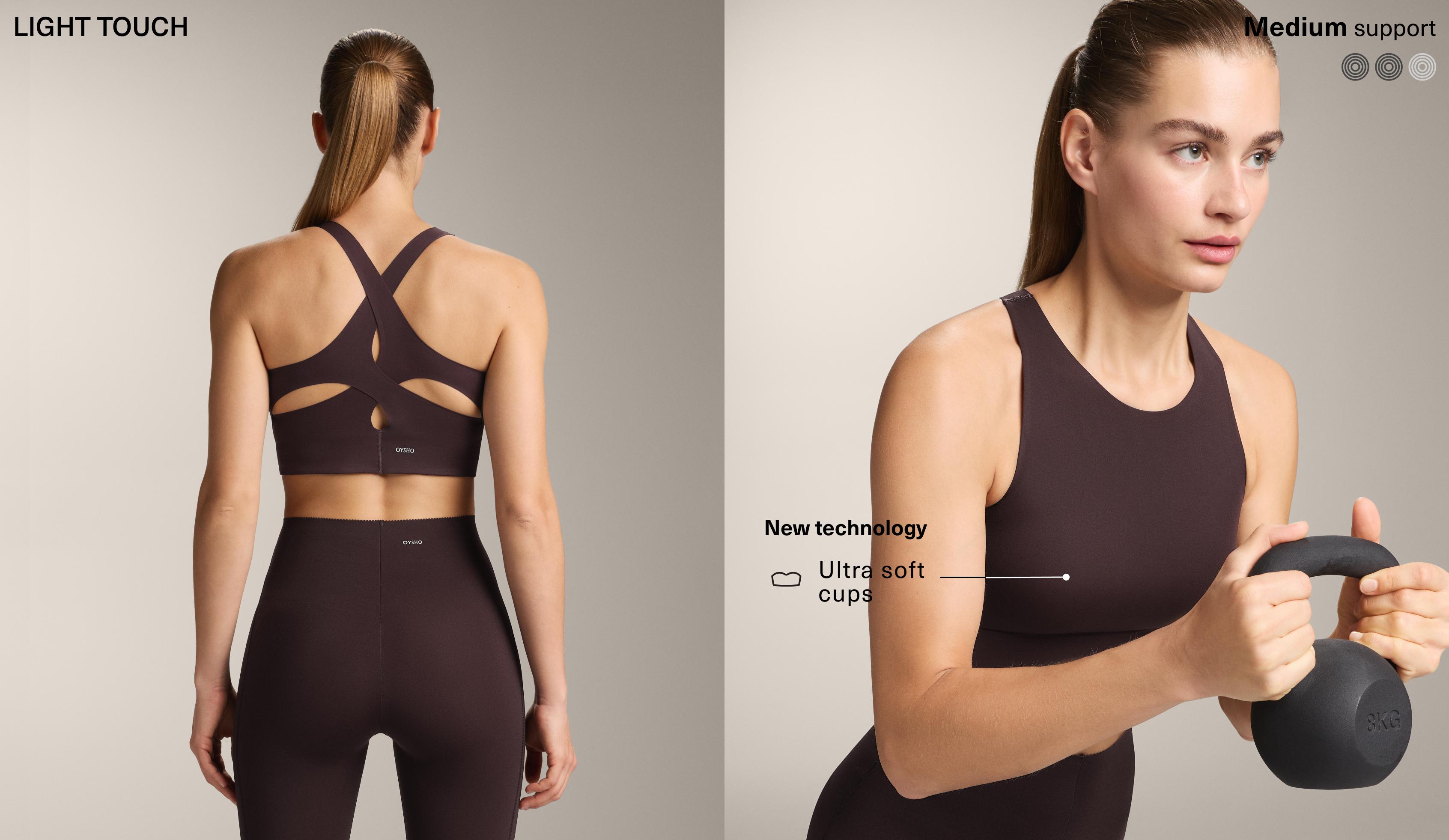 Light Touch crossover back tank top