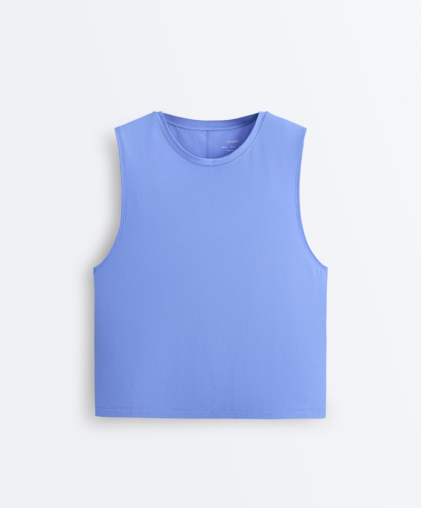 Technical sleeveless T-shirt — LAVENDER