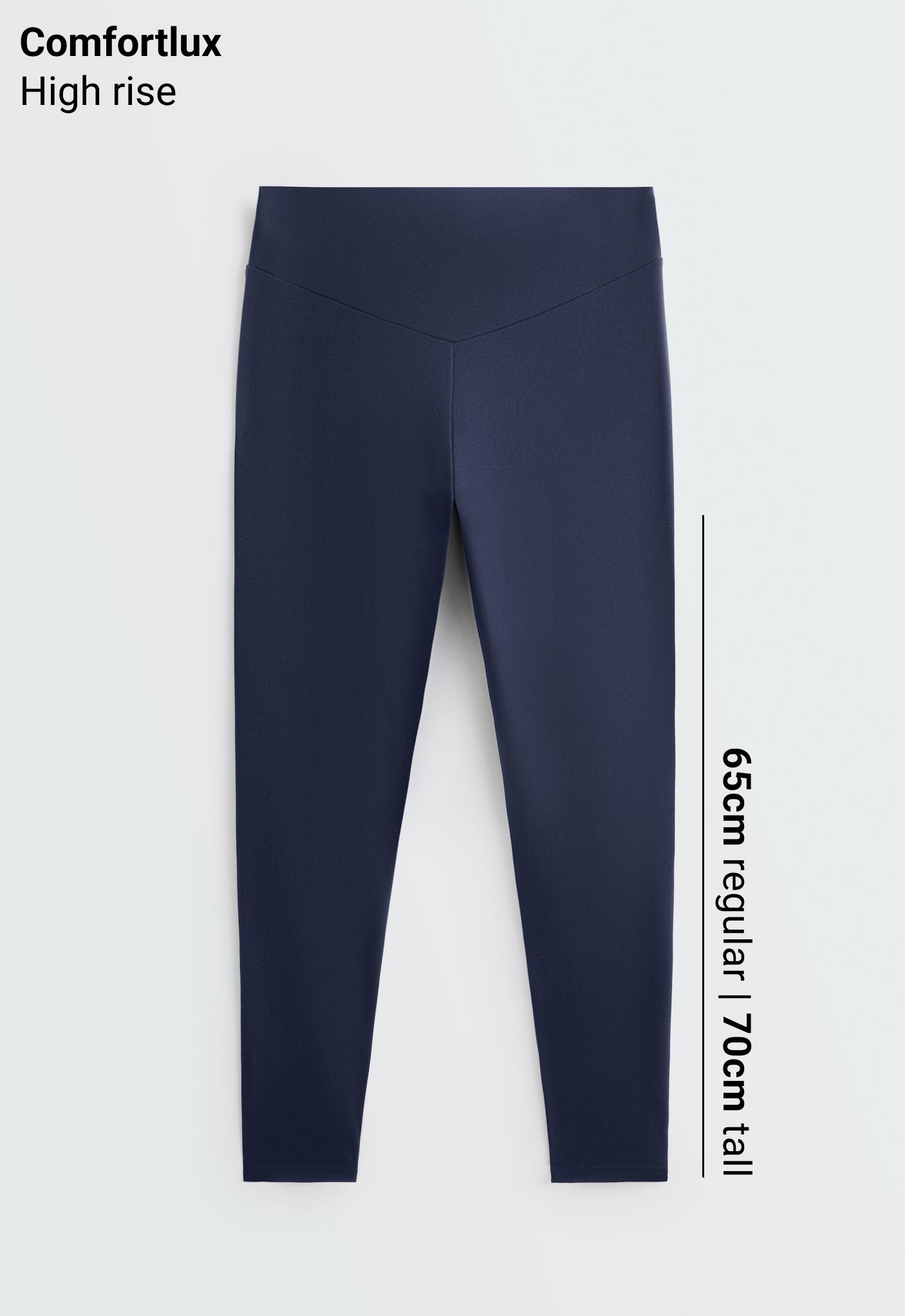 Comfortlux high-waisted ankle-length leggings