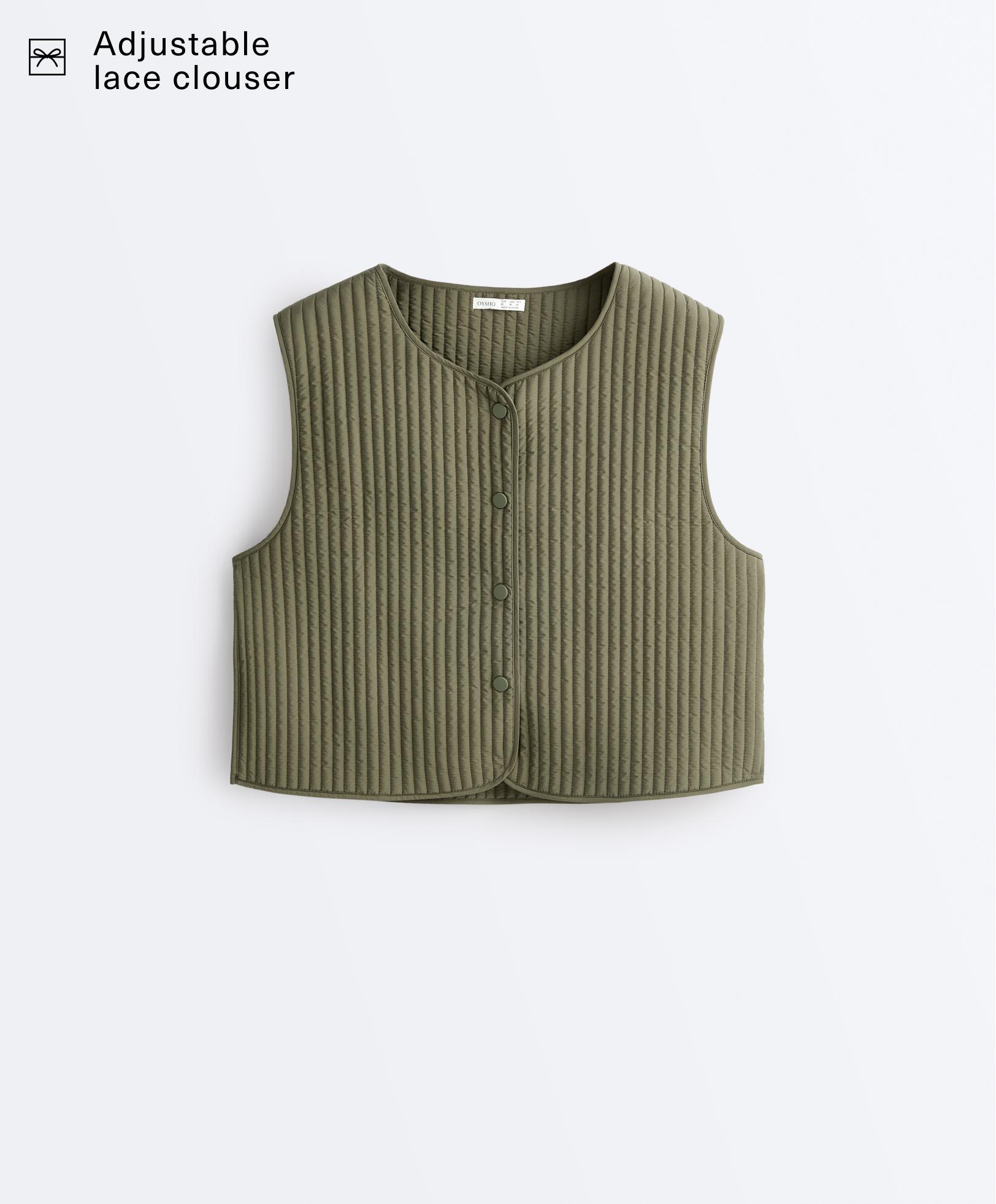 Thin padded nylon gilet Thin padded nylon gilet