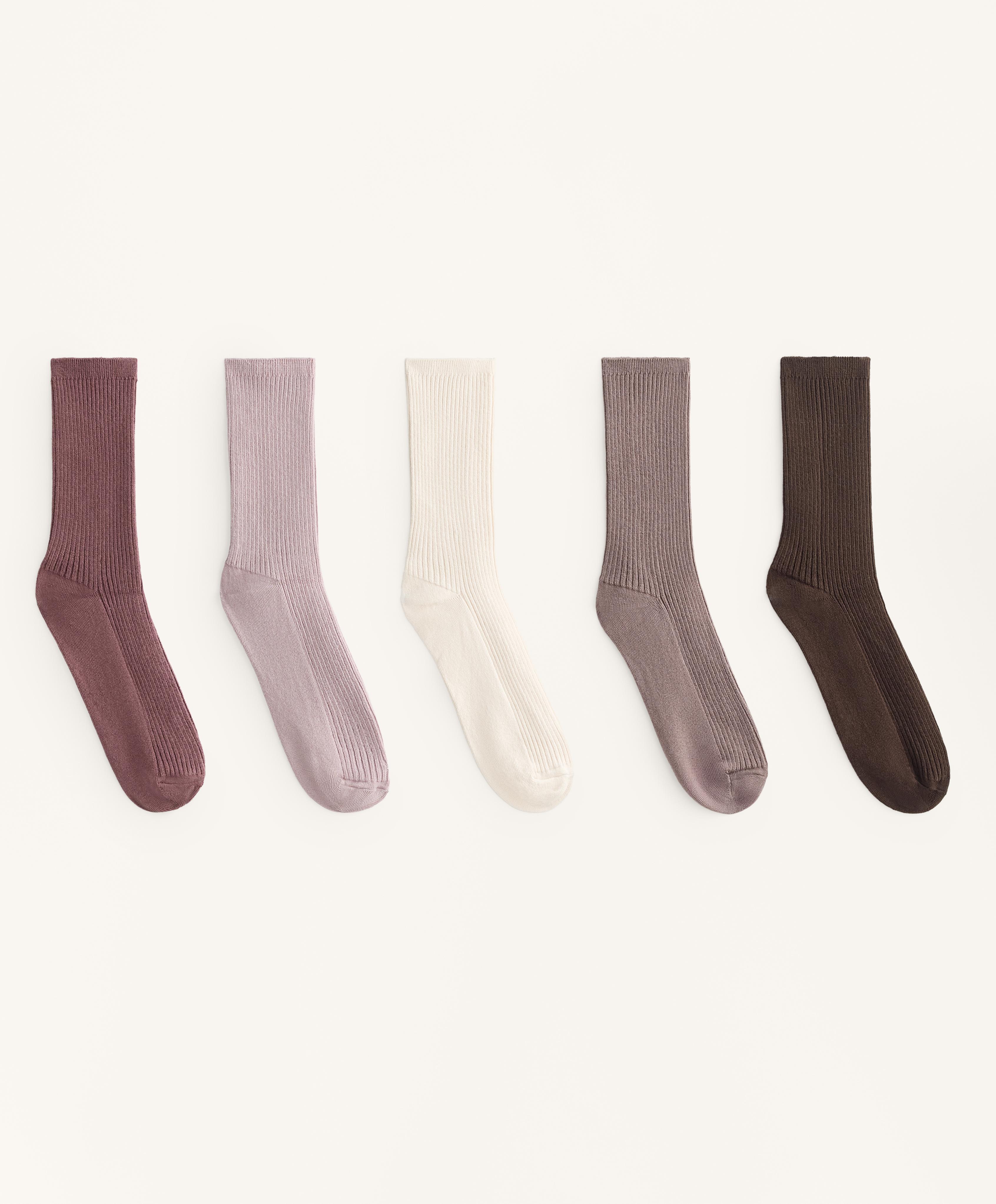 5 pairs of cotton blend classic socks