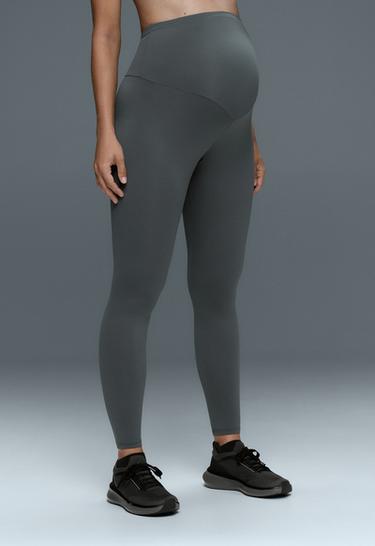 Comfortlux maternity leggings — STEEL GREY 3