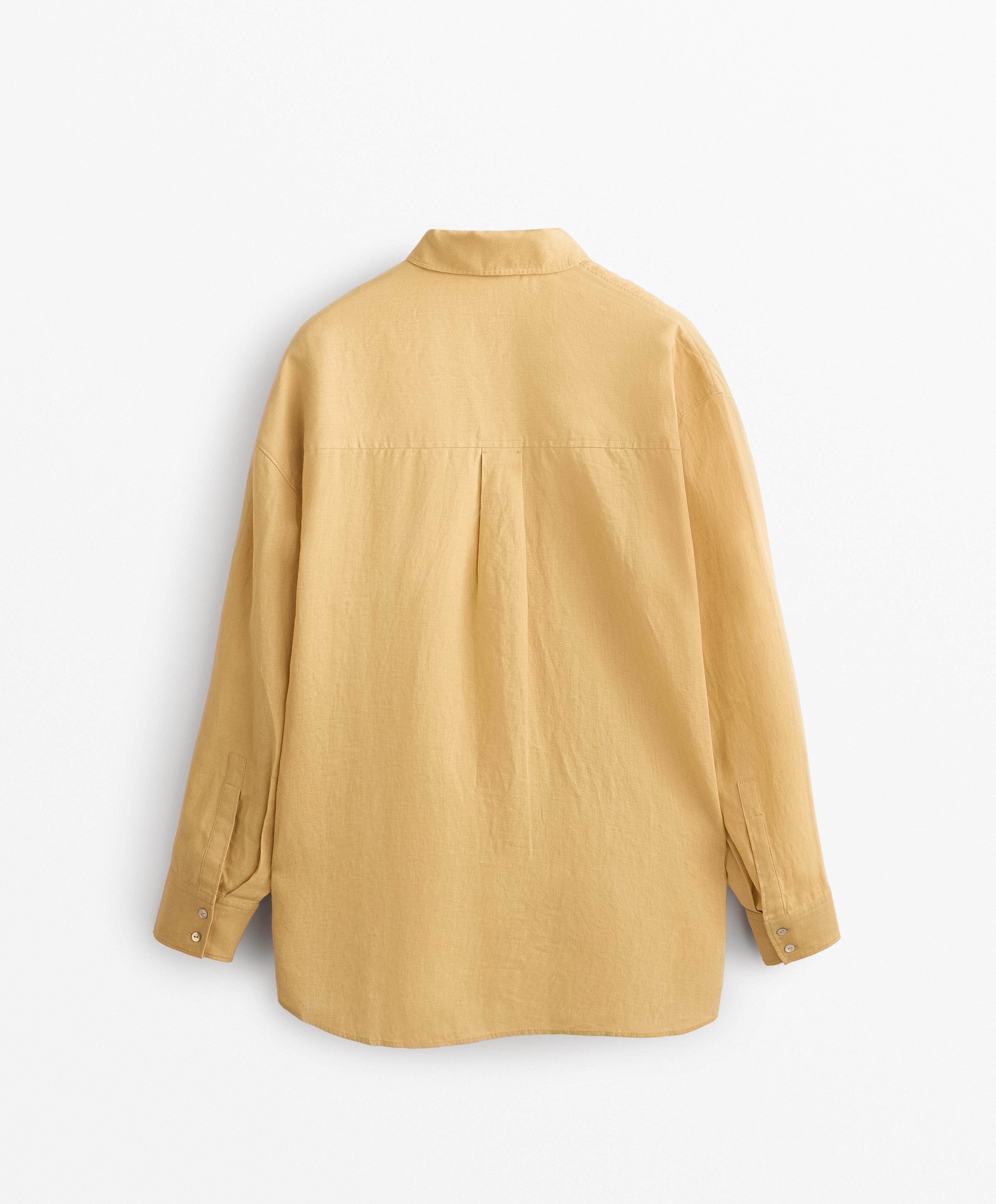 100% linen relaxed shirt 100% linen relaxed shirt