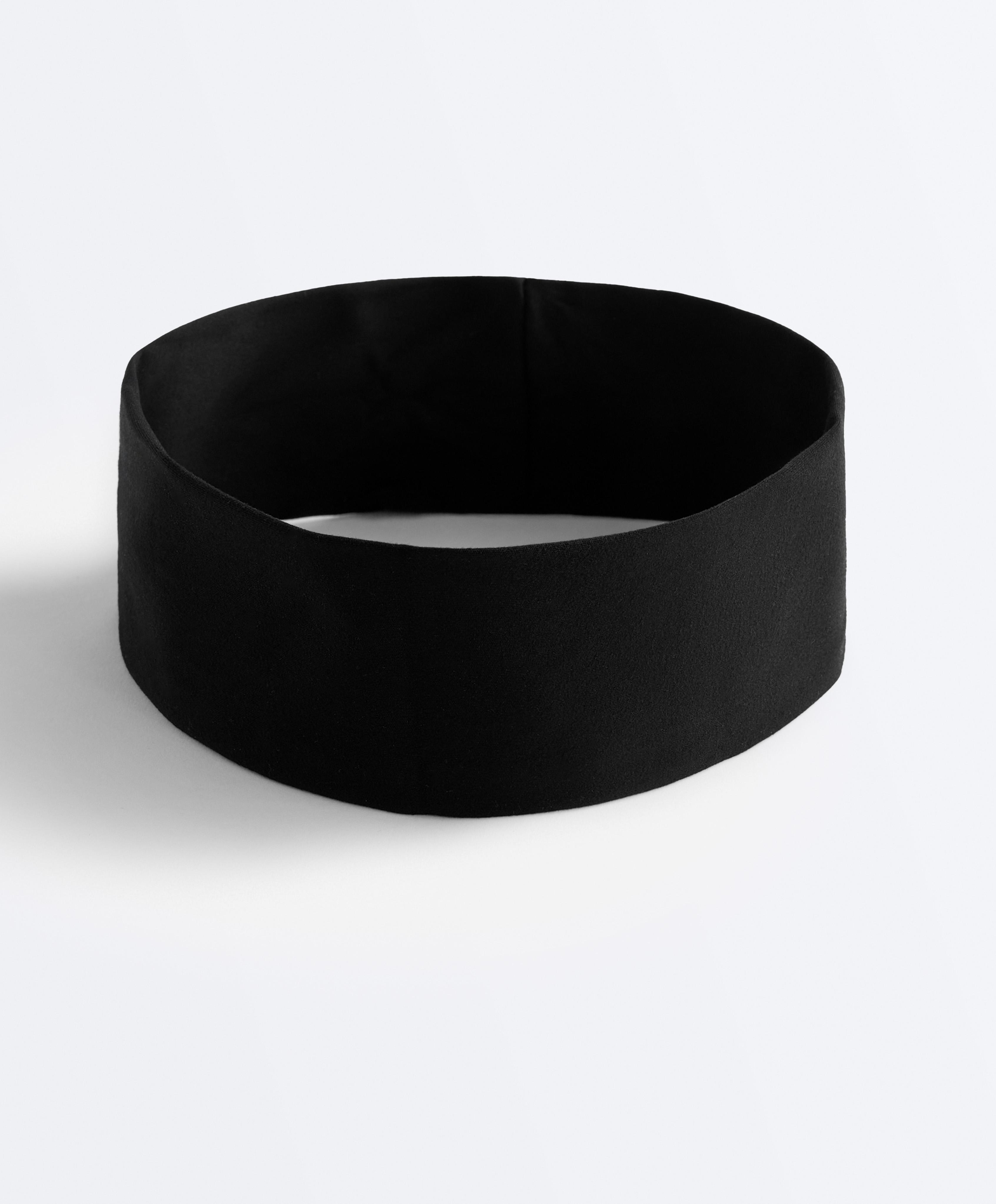 6cm sports headband — BLACK