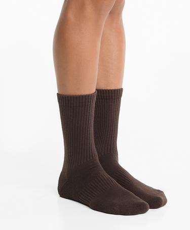 3 pairs of cotton blend classic socks — TAN MELANGE 3