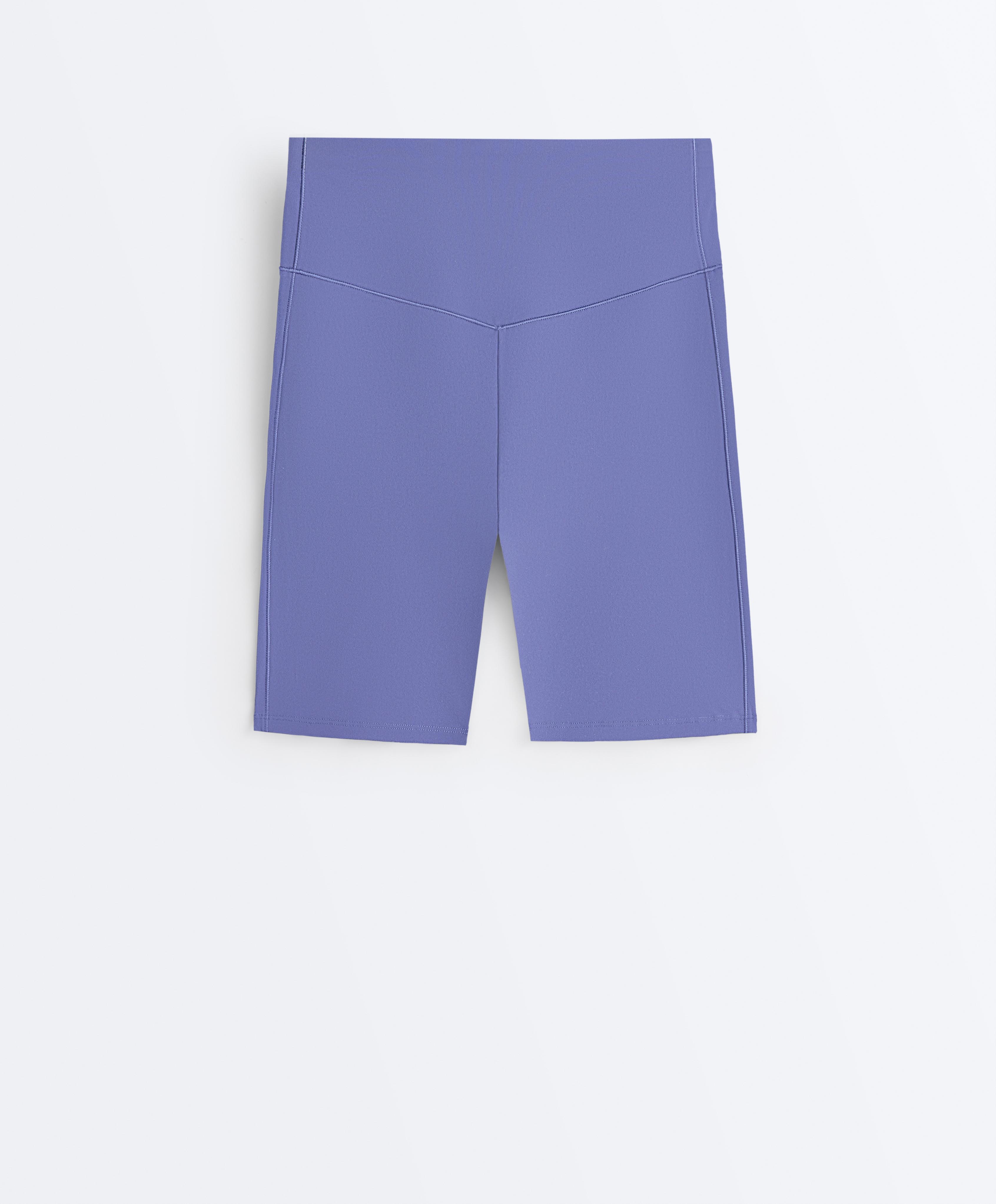 Evermove high-rise 20cm cycle leggings — BLUEBERRY