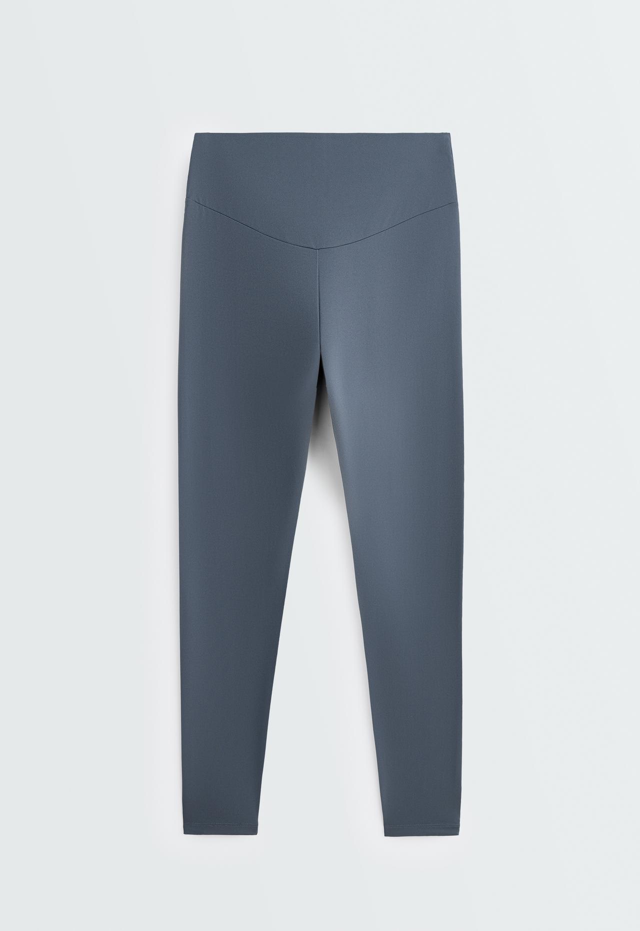 Ankle-length High rise Comfortlux leggings — DARK PETROL BLUE