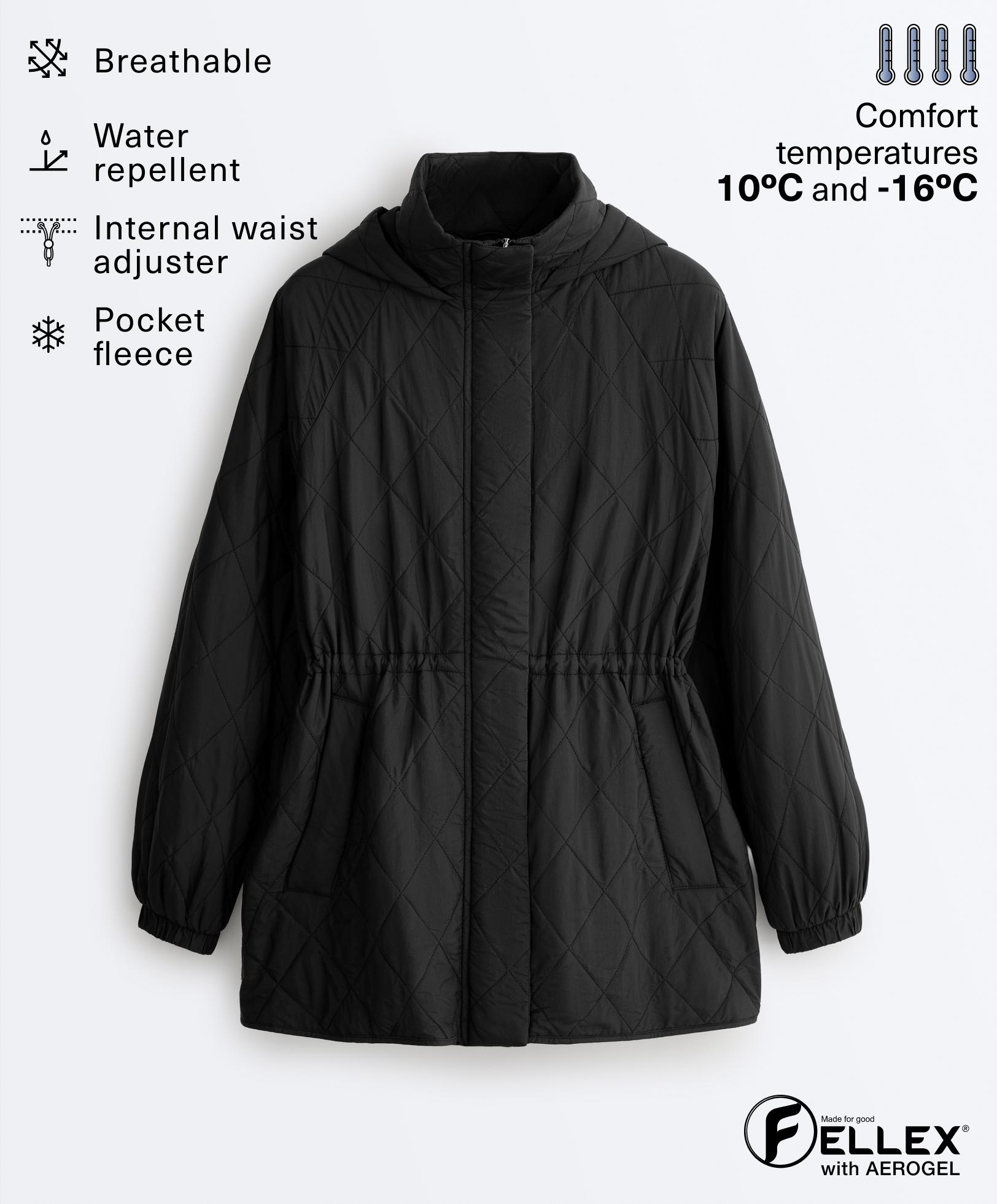 FELLEX® AEROGEL padded jacket — BLACK