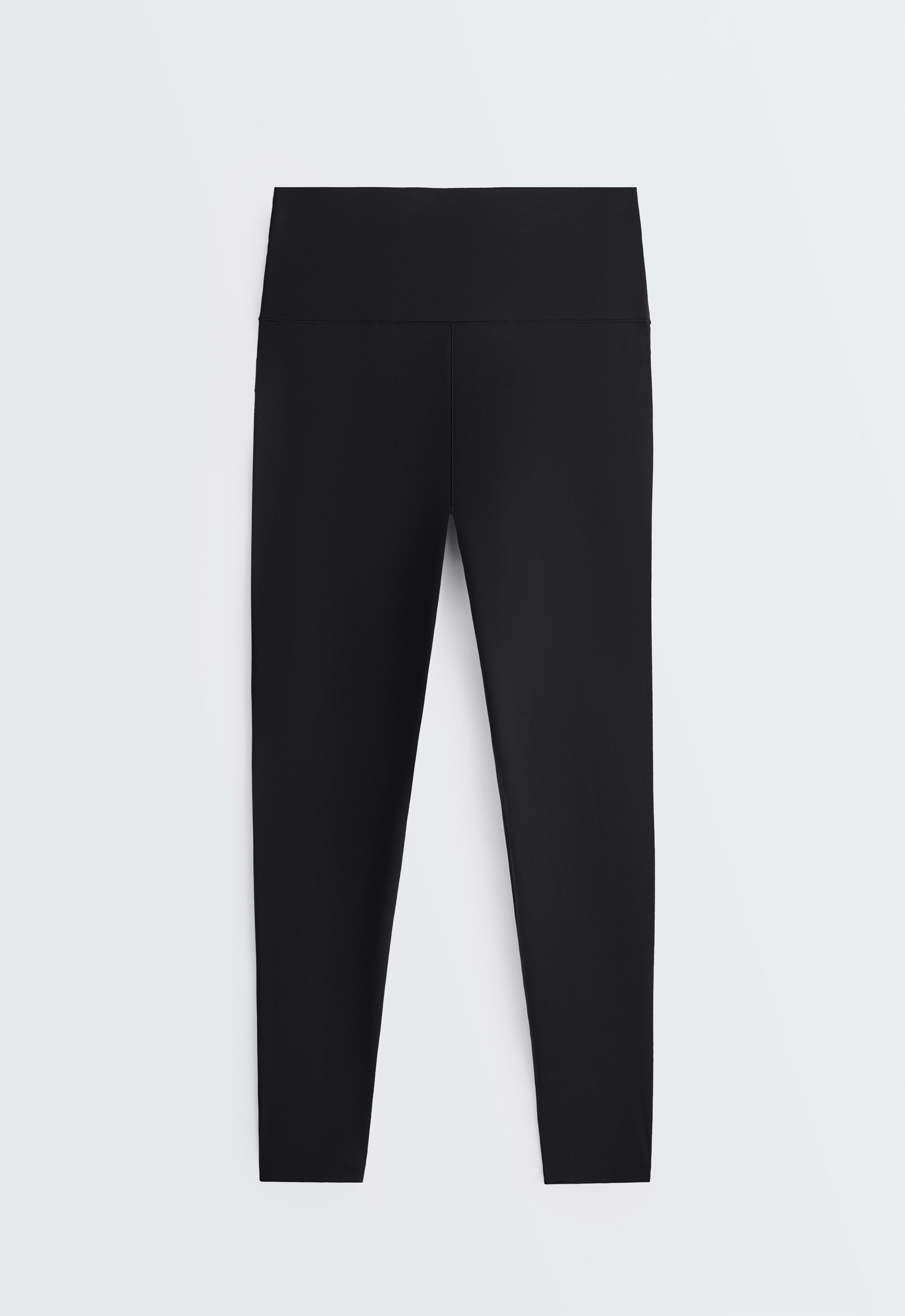 Perfect-adapt high-rise ankle-length leggings — BLACK