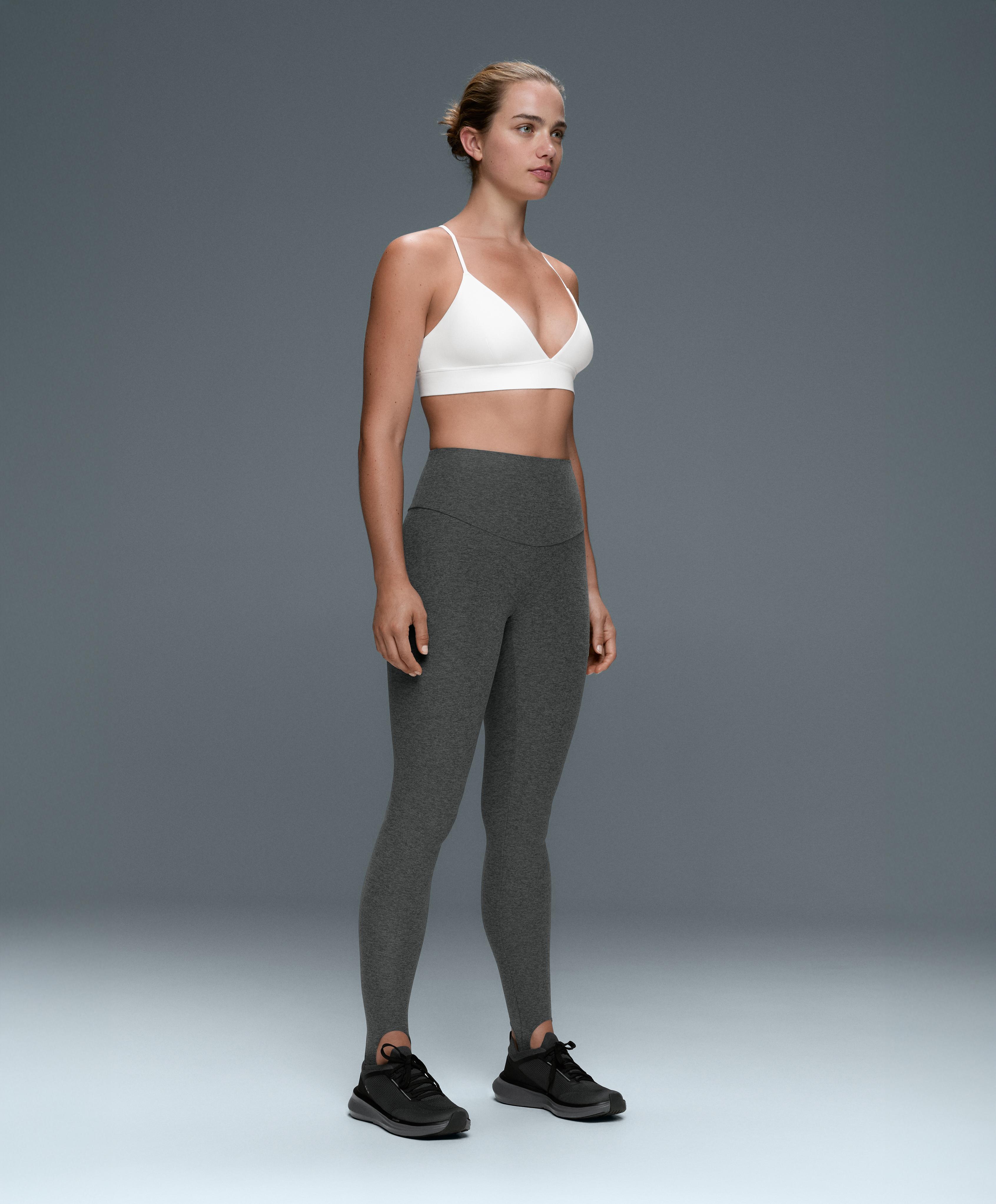 Low-support Comfortlux triangle sports bra — WHITE 