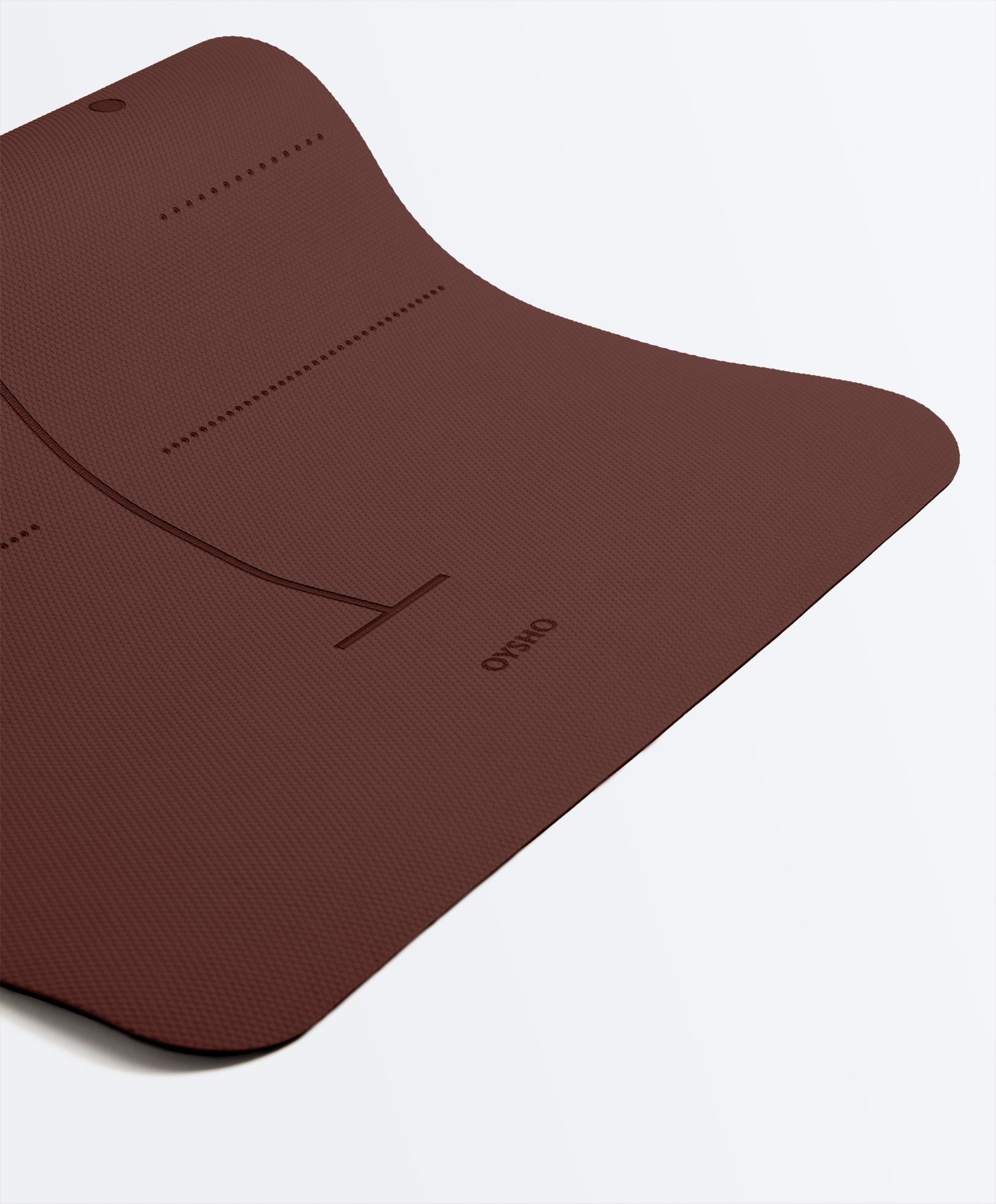 5mm yoga mat — BURGUNDY