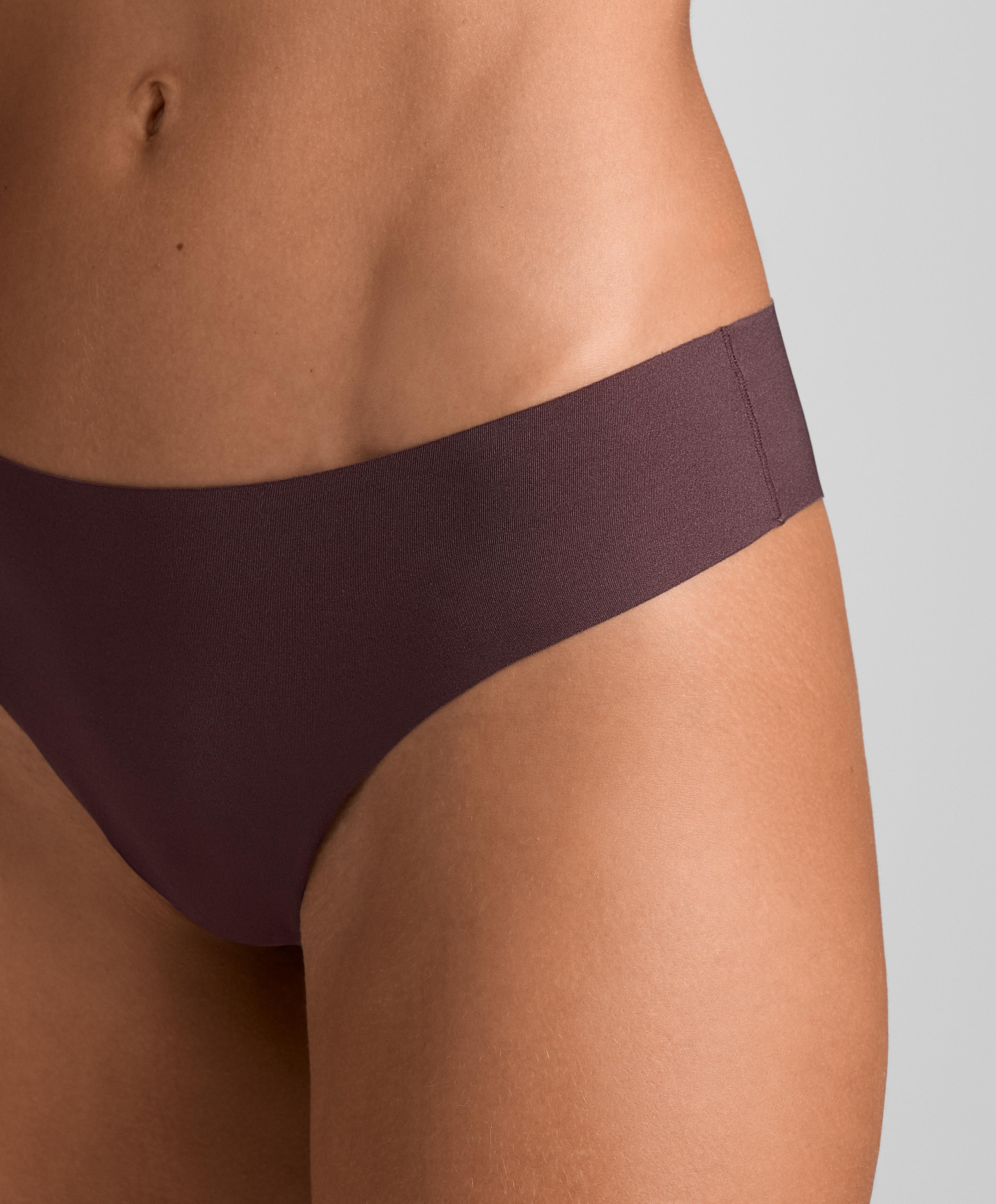 5 invisible polyamide blend Brazilian briefs