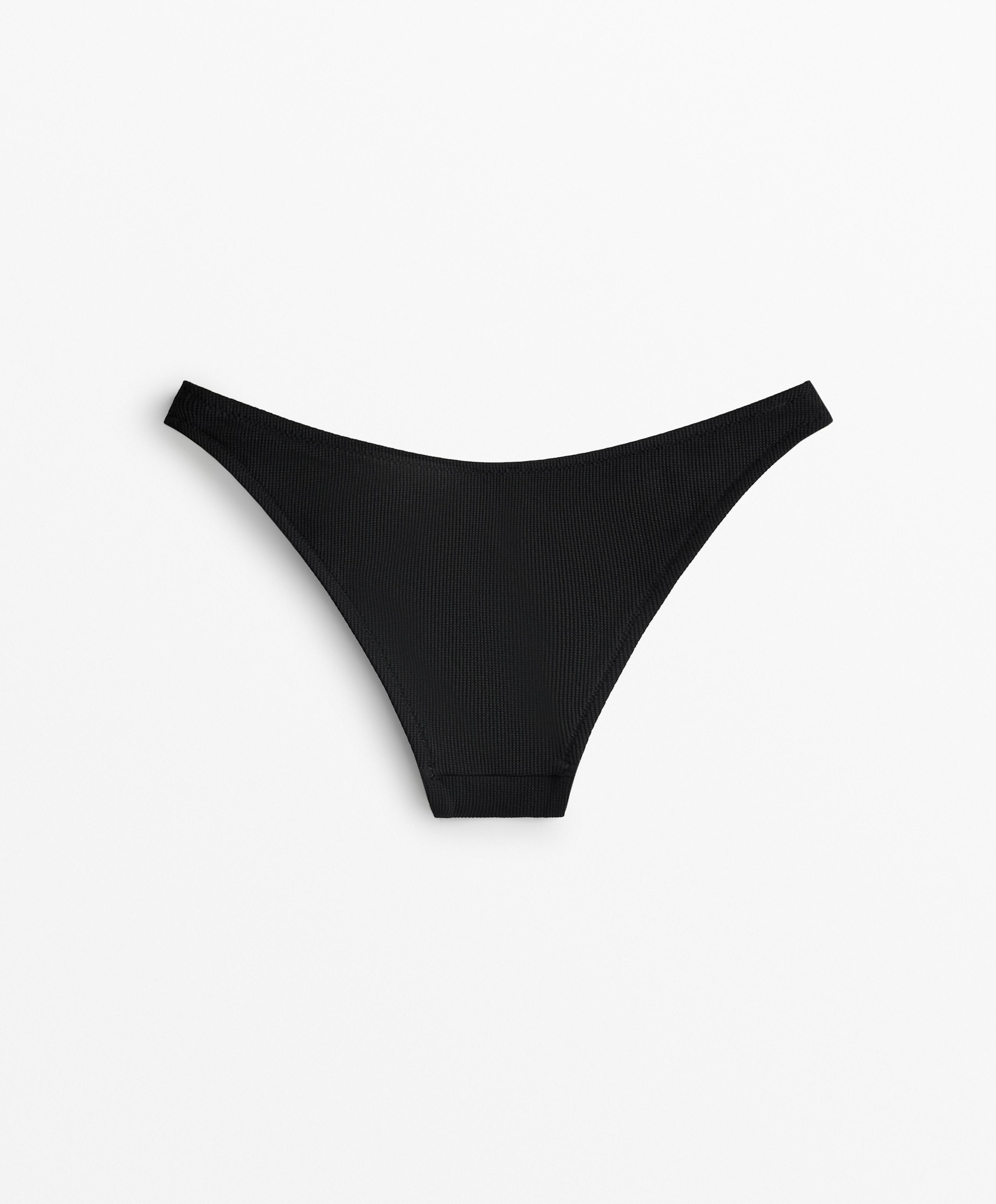U-cut piqué medium-coverage bikini bottoms U-cut piqué medium-coverage bikini bottoms