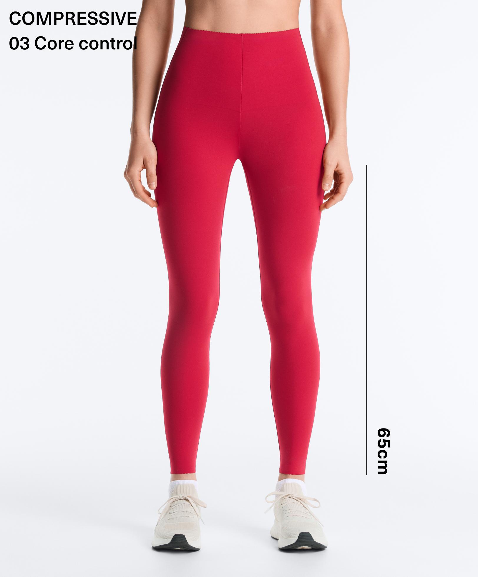 High-rise Compressive core-control ankle-length leggings High-rise Compressive core-control ankle-length leggings