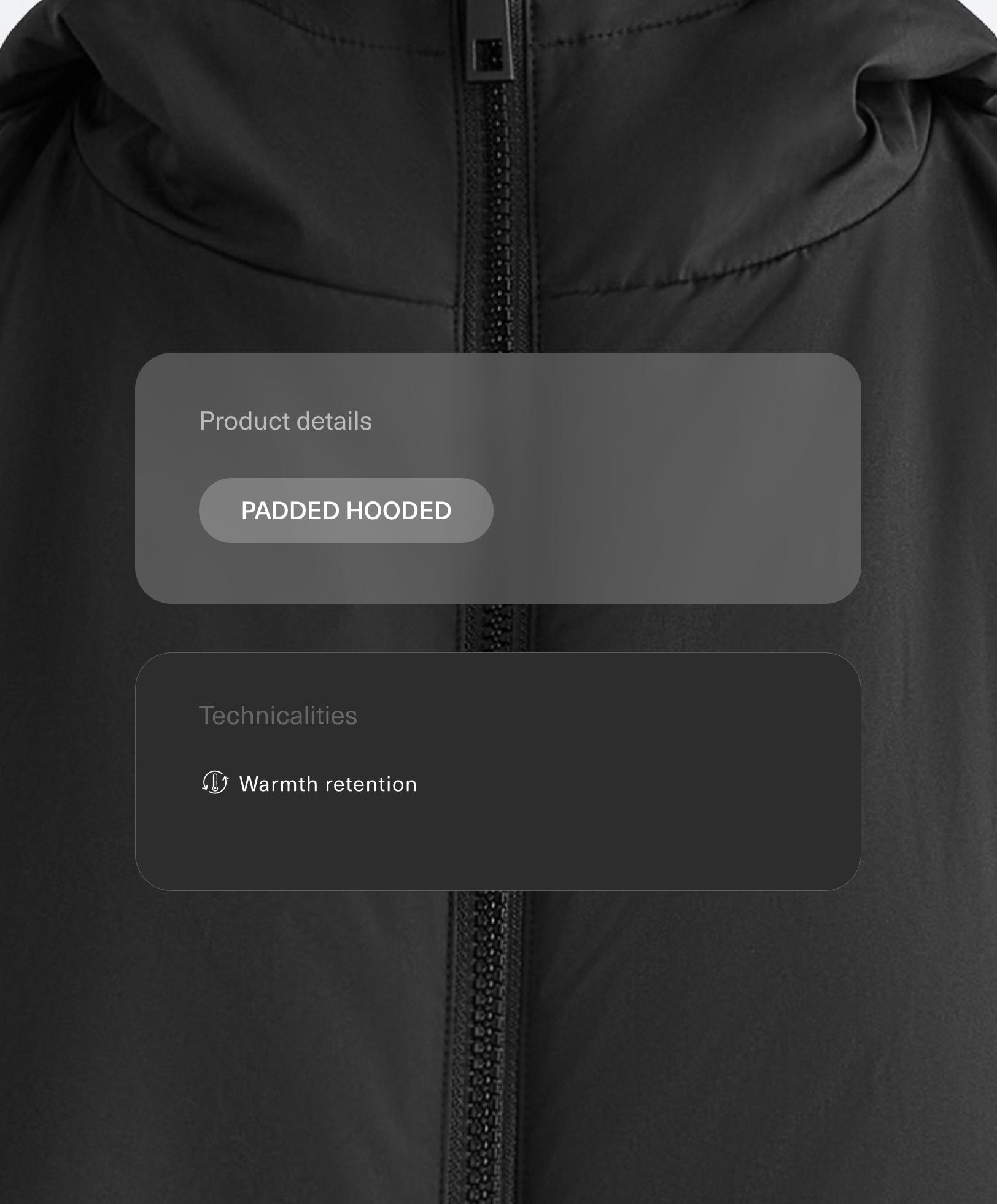 Chaleco acolchado capucha