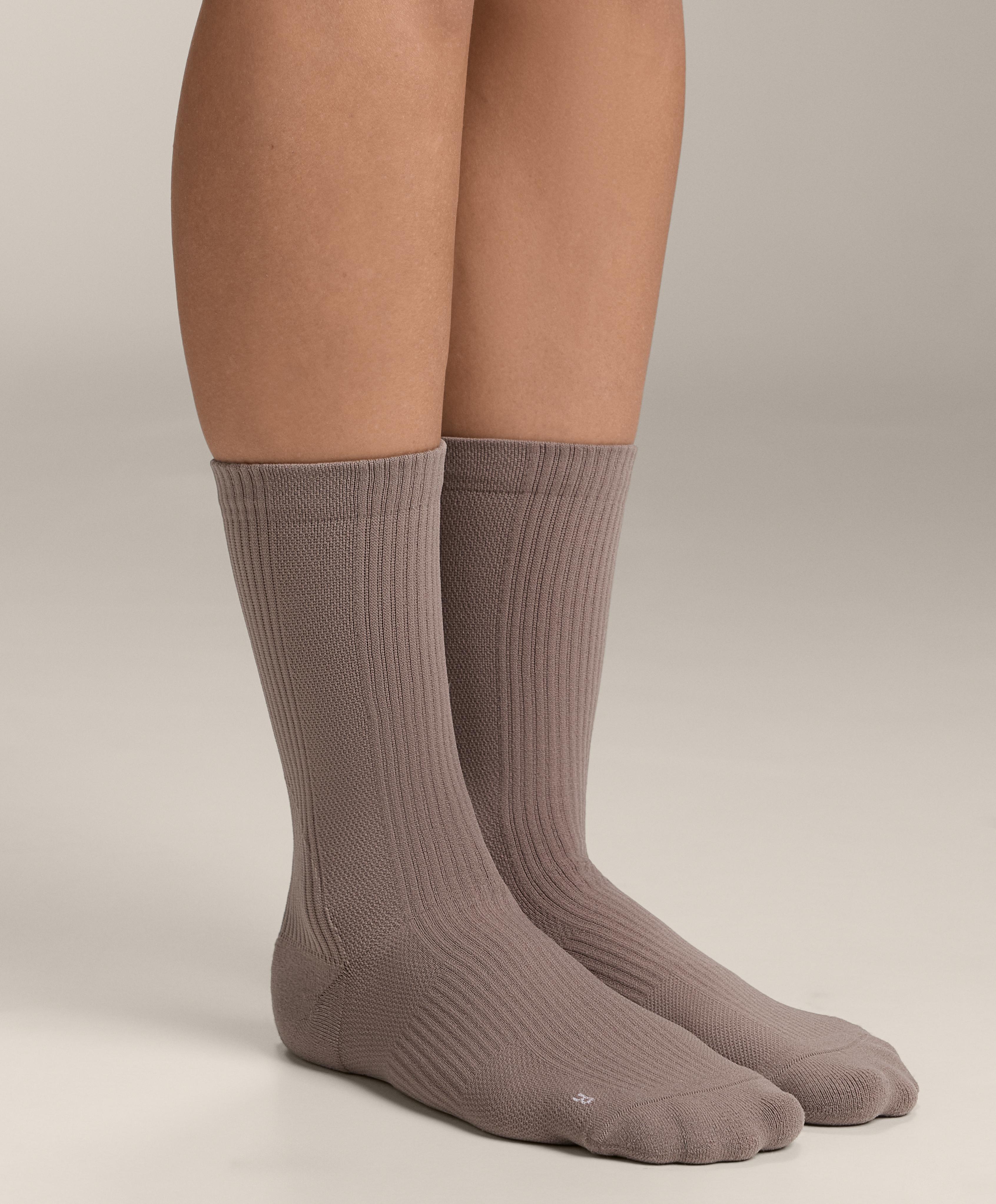 3 pairs of Classic polyamide blend sports socks — BROWN