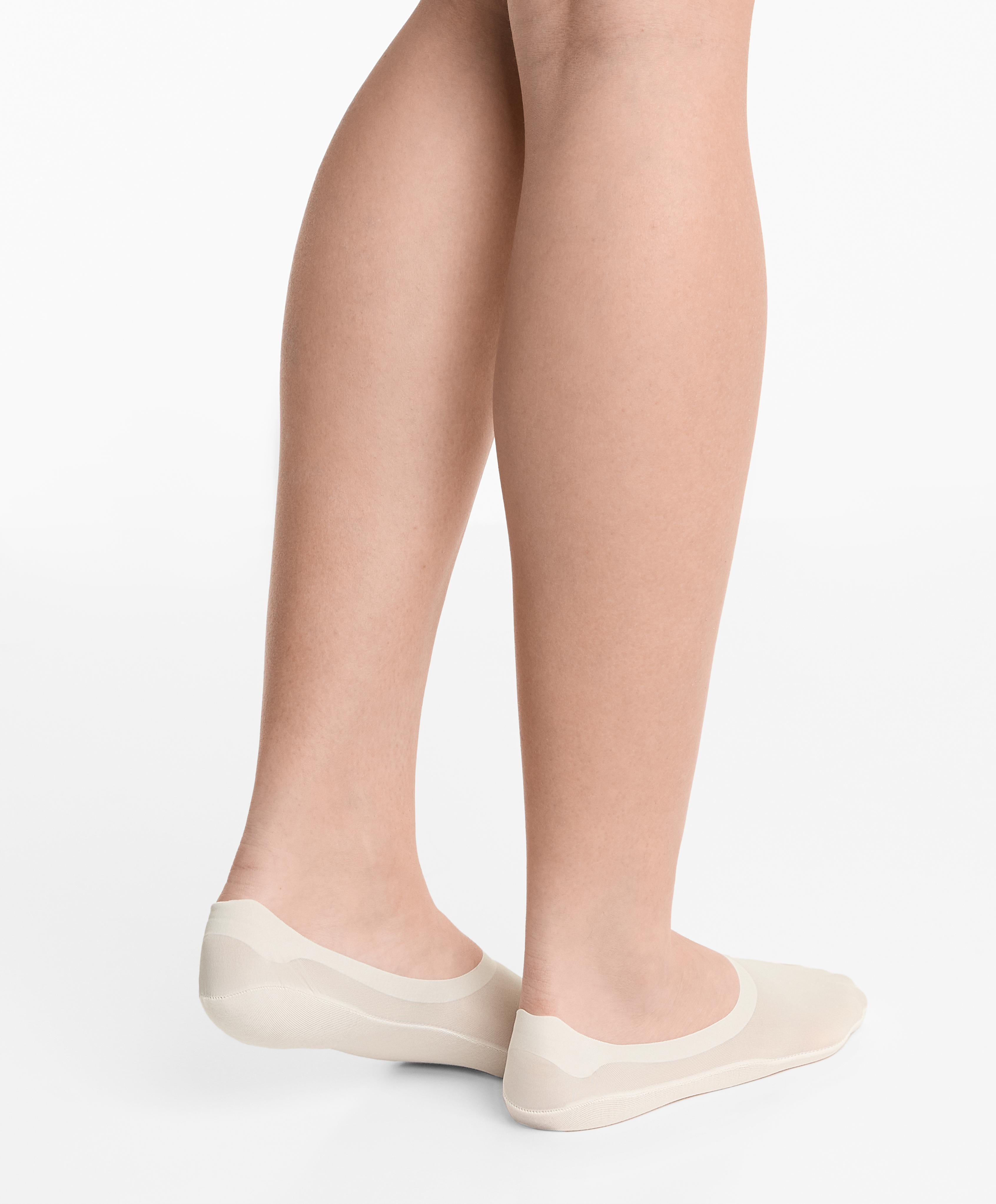 2 paires de chaussettes invisibles avec microfibre rib high cut - Soldes 2 paires de chaussettes invisibles avec microfibre rib high cut - Soldes