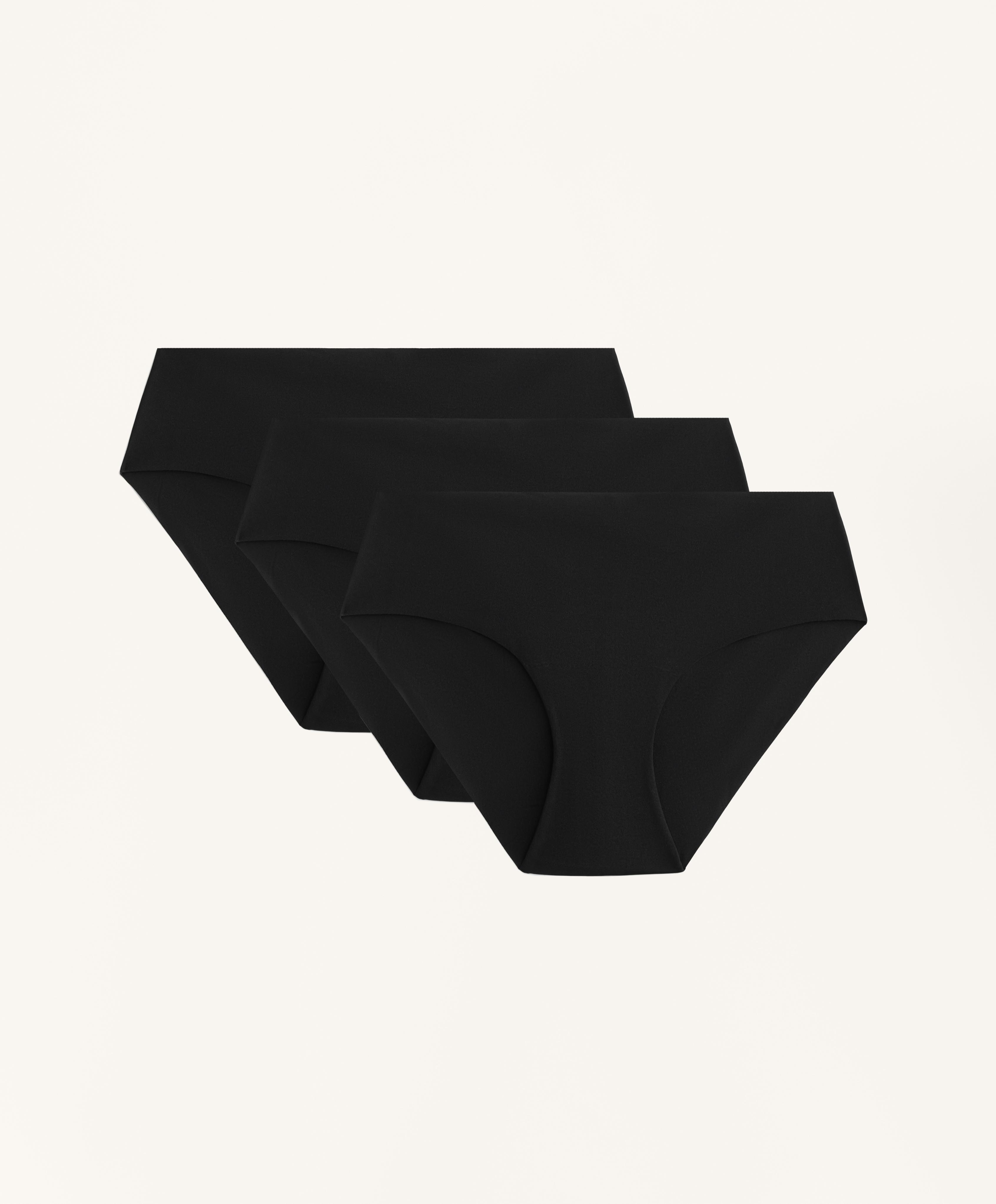 3 invisible polyamide blend classic briefs