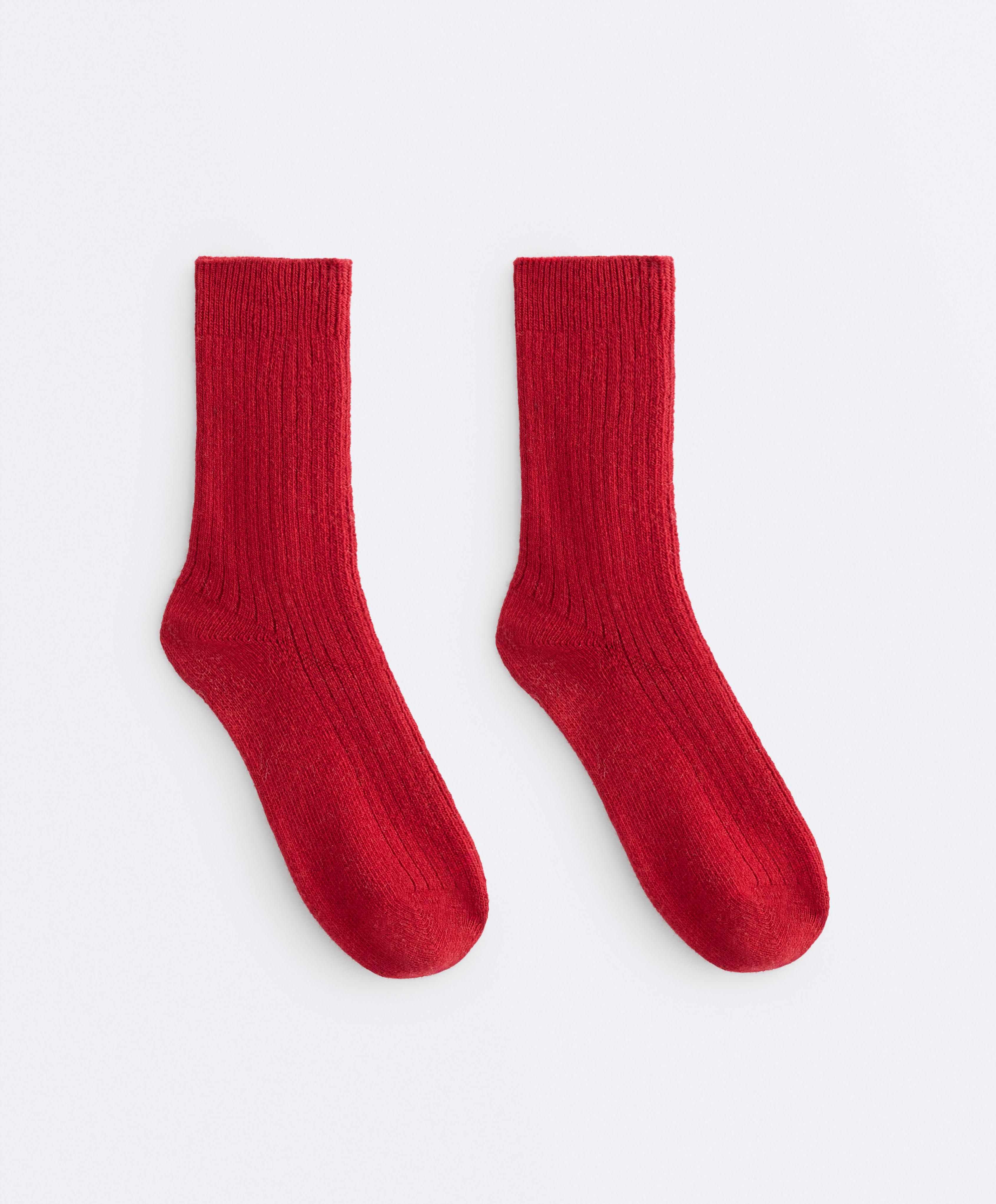 Calcetín clásico 15% cachemira 10% lana