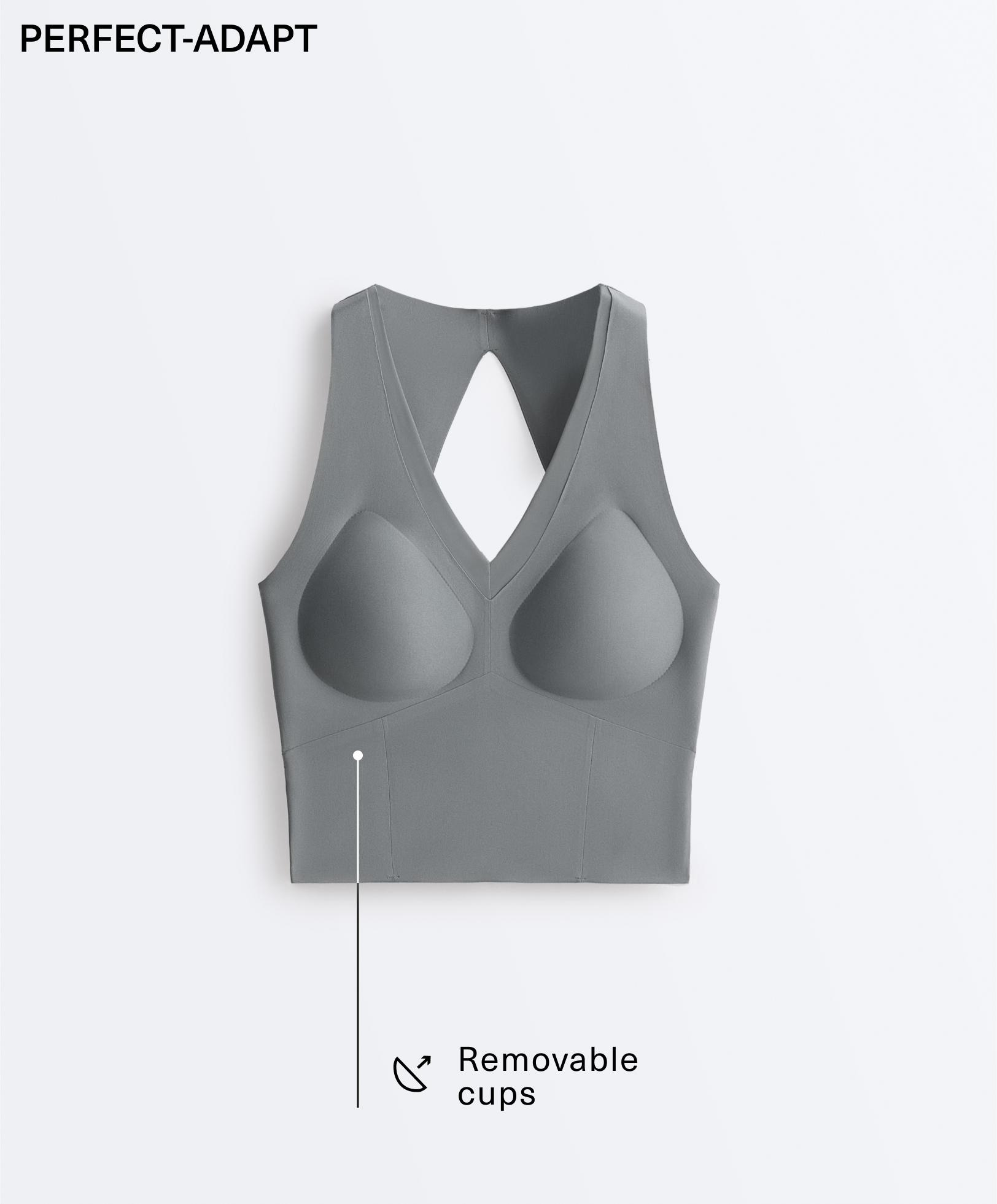 Perfect-adapt strap tank top — MISTY BLUE